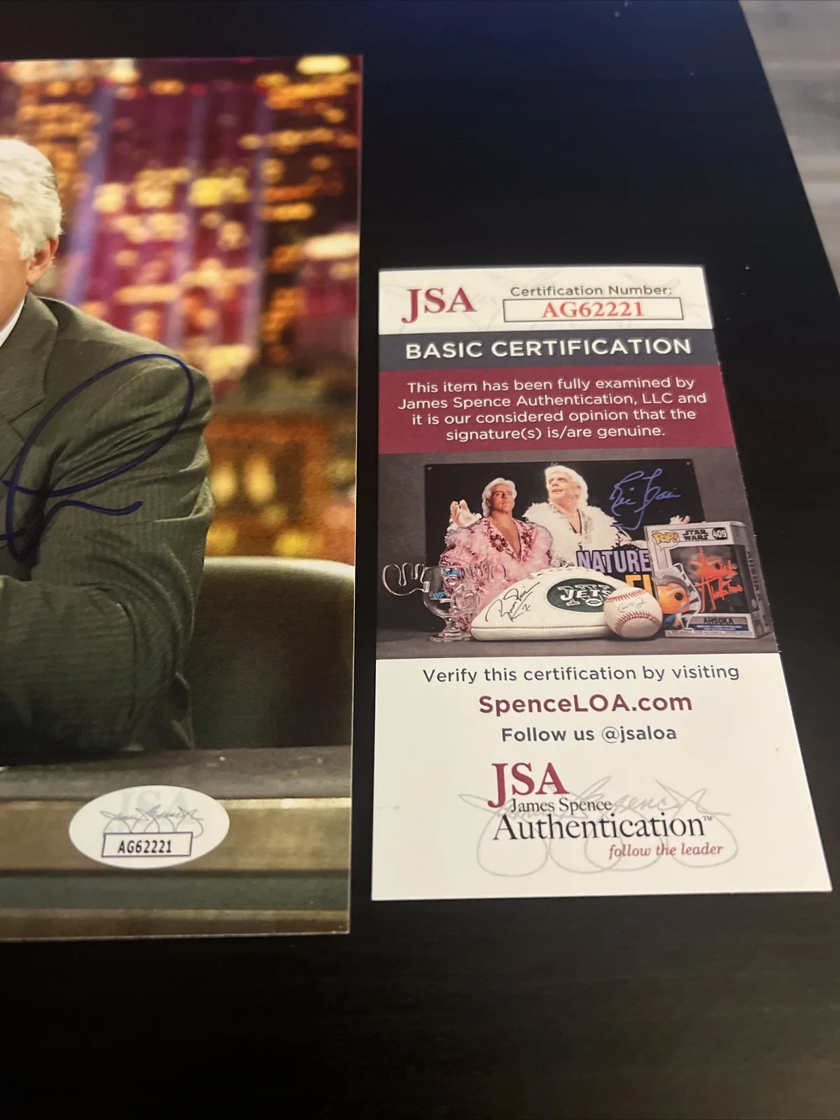 Jay Leno — Jay Leno SIGNED 8x10" Photo JSA COA Autographed The Tonight Show Cars, image 4