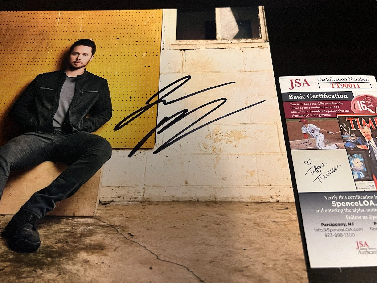 jameson rodgers signed 8x10 Photo Cold Beer Calling My Name Luke Combs Jsa Coa, image 4