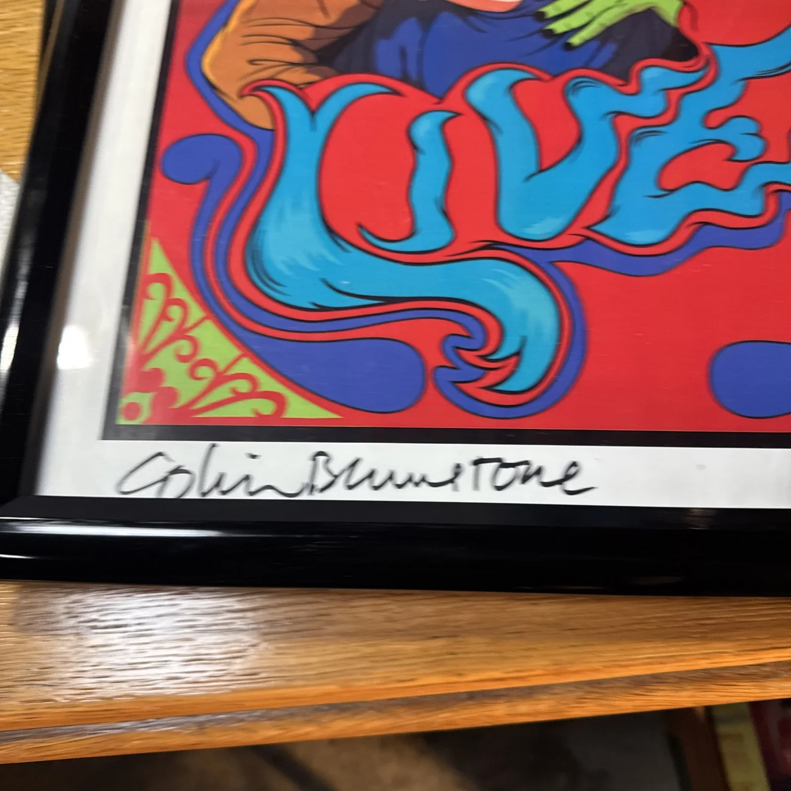 The Zombies Live Show Poster Signed. Colin Blunestone, Rod Argent Autograph. VTG, изображение 3