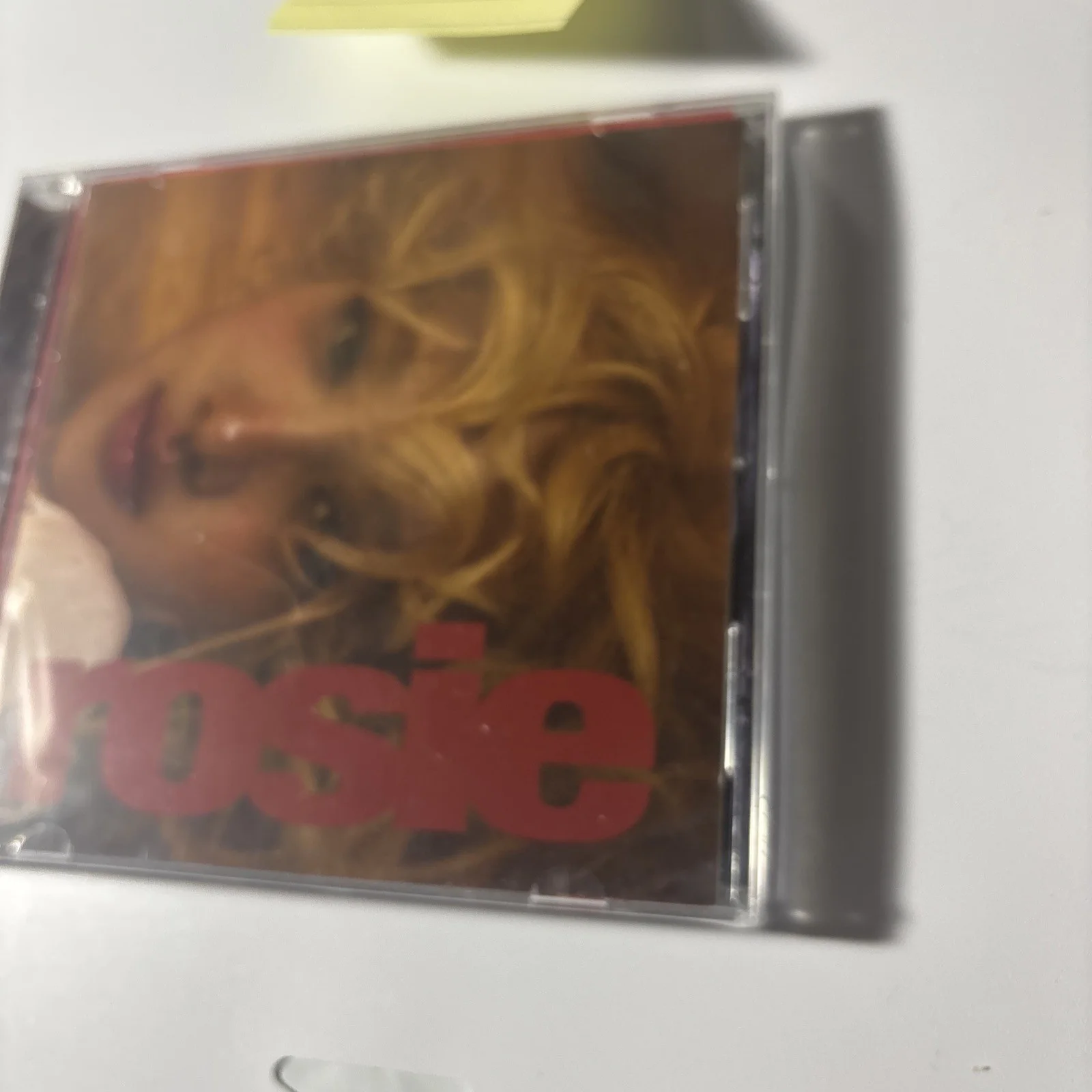 BLACKPINK Rose Rosie Jewel Case Signed Version CD with Lyric Book Case Cracked, image 3