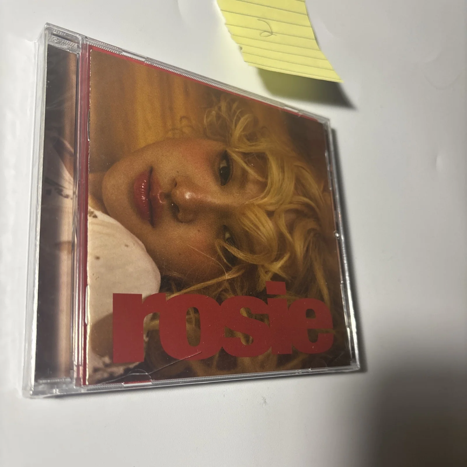 BLACKPINK Rose Rosie Jewel Case Signed Version CD with Lyric Book Case Cracked, image 3