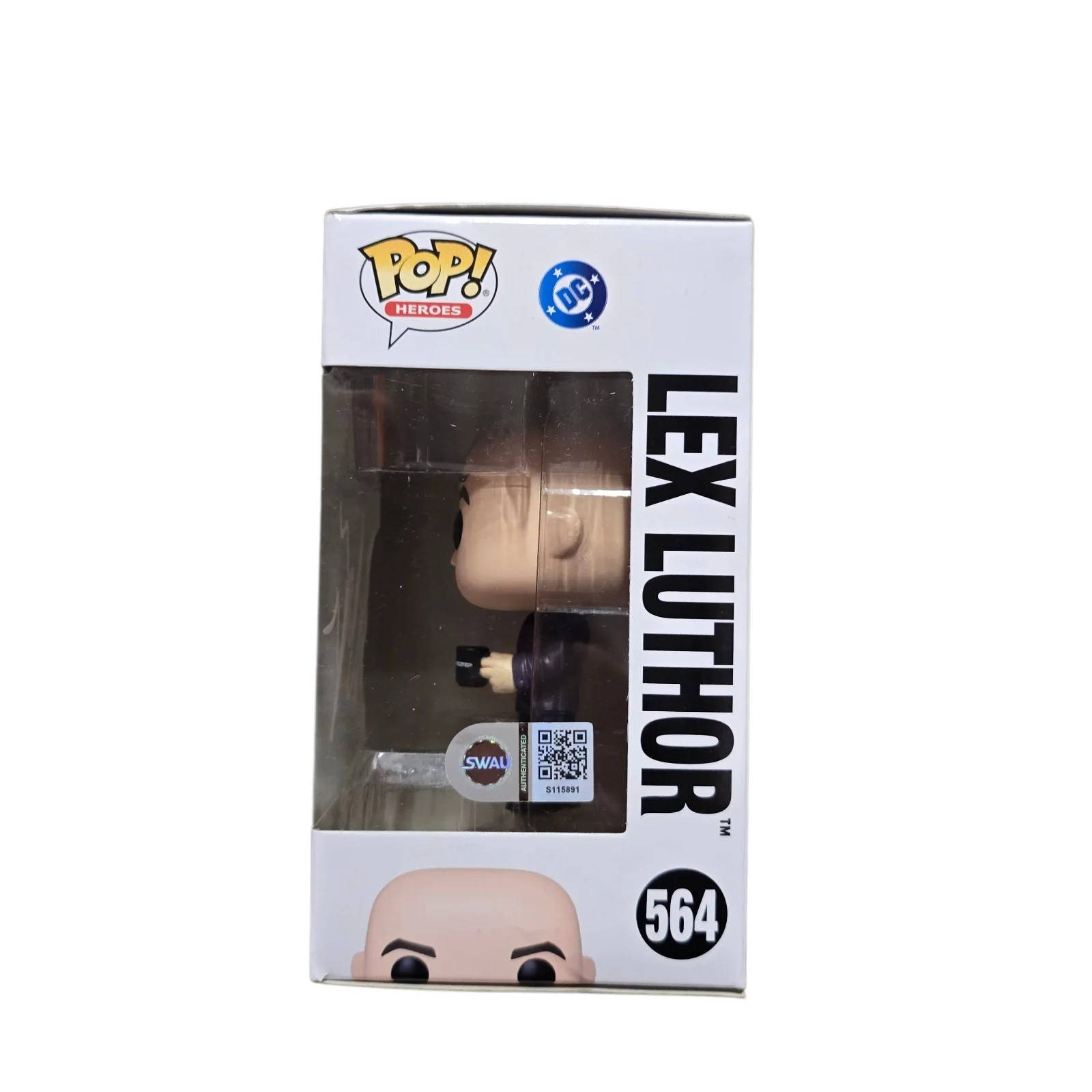 Nicholas Hoult — Nicholas Hoult Signed Lex Luther Funko 564 Superman SWAU Authenticated RARE, image 2
