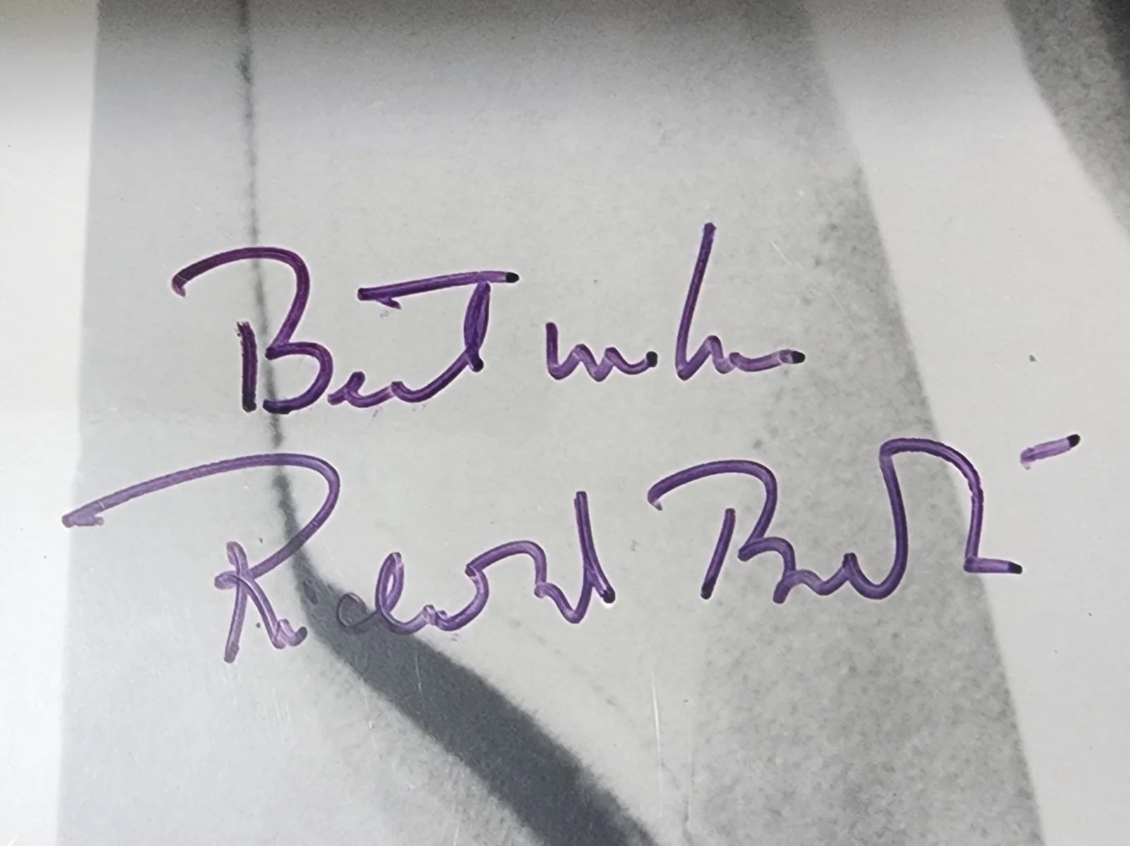 Richard Burton — Richard Burton Signed Autograph 8x10 Glossy Photograph, image 2