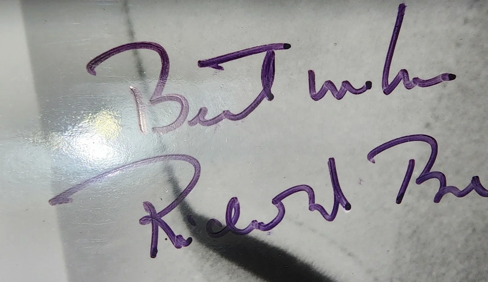 Richard Burton — Richard Burton Signed Autograph 8x10 Glossy Photograph, image 3