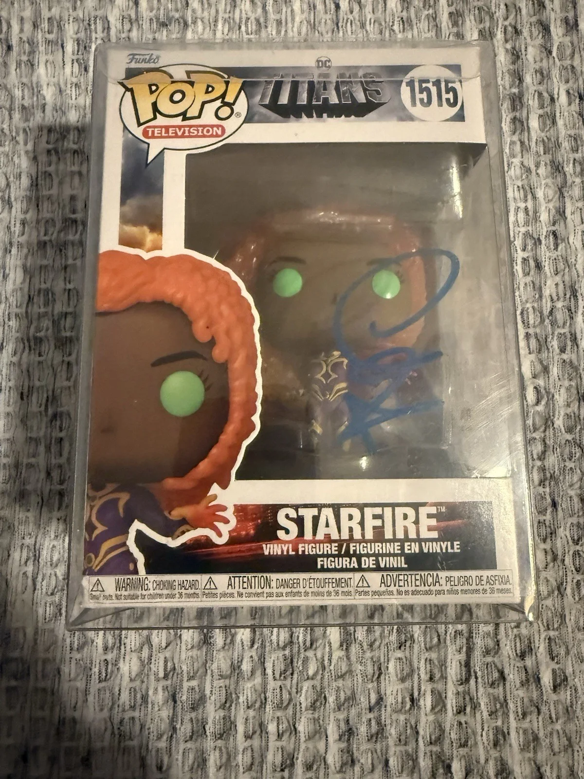 Anna Diop — Anna Diop Signed "Titans" #1515 Starfire Funko Pop! Vinyl Figure (PSA)