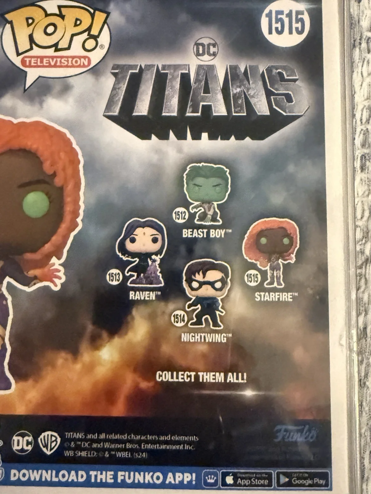 Anna Diop — Anna Diop Signed "Titans" #1515 Starfire Funko Pop! Vinyl Figure (PSA), изображение 5