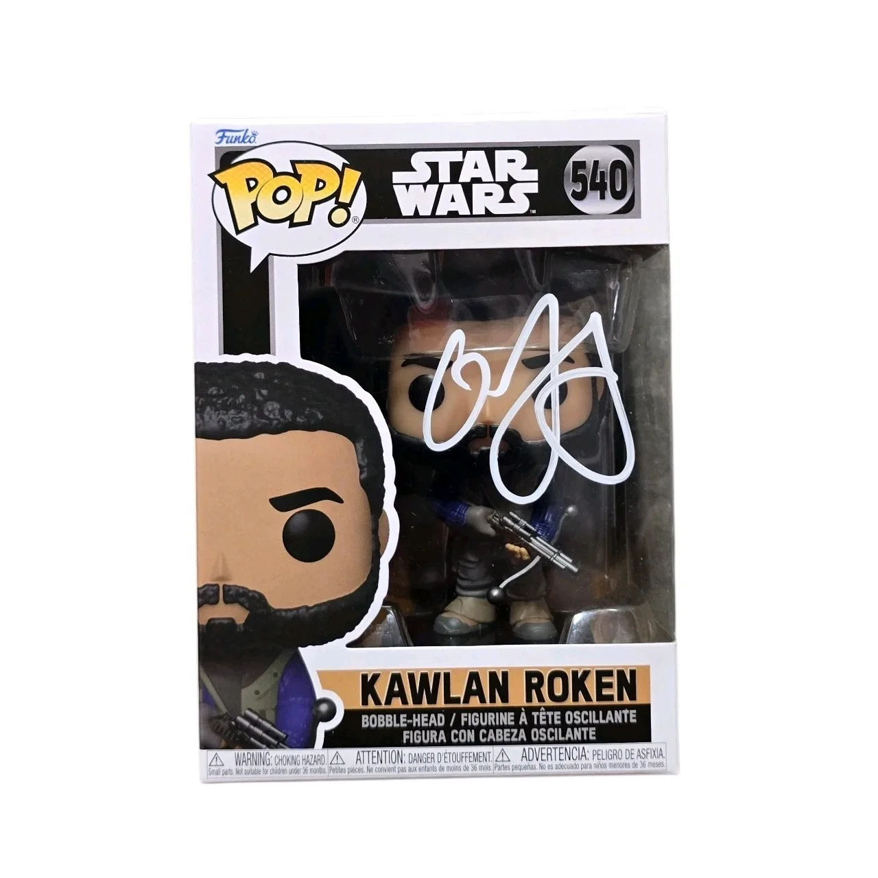O'Shea Jackson Jr — O'Shea Jackson Jr Signed Kawlan Roken Funko 540 Star Wars SWAU Authenticated