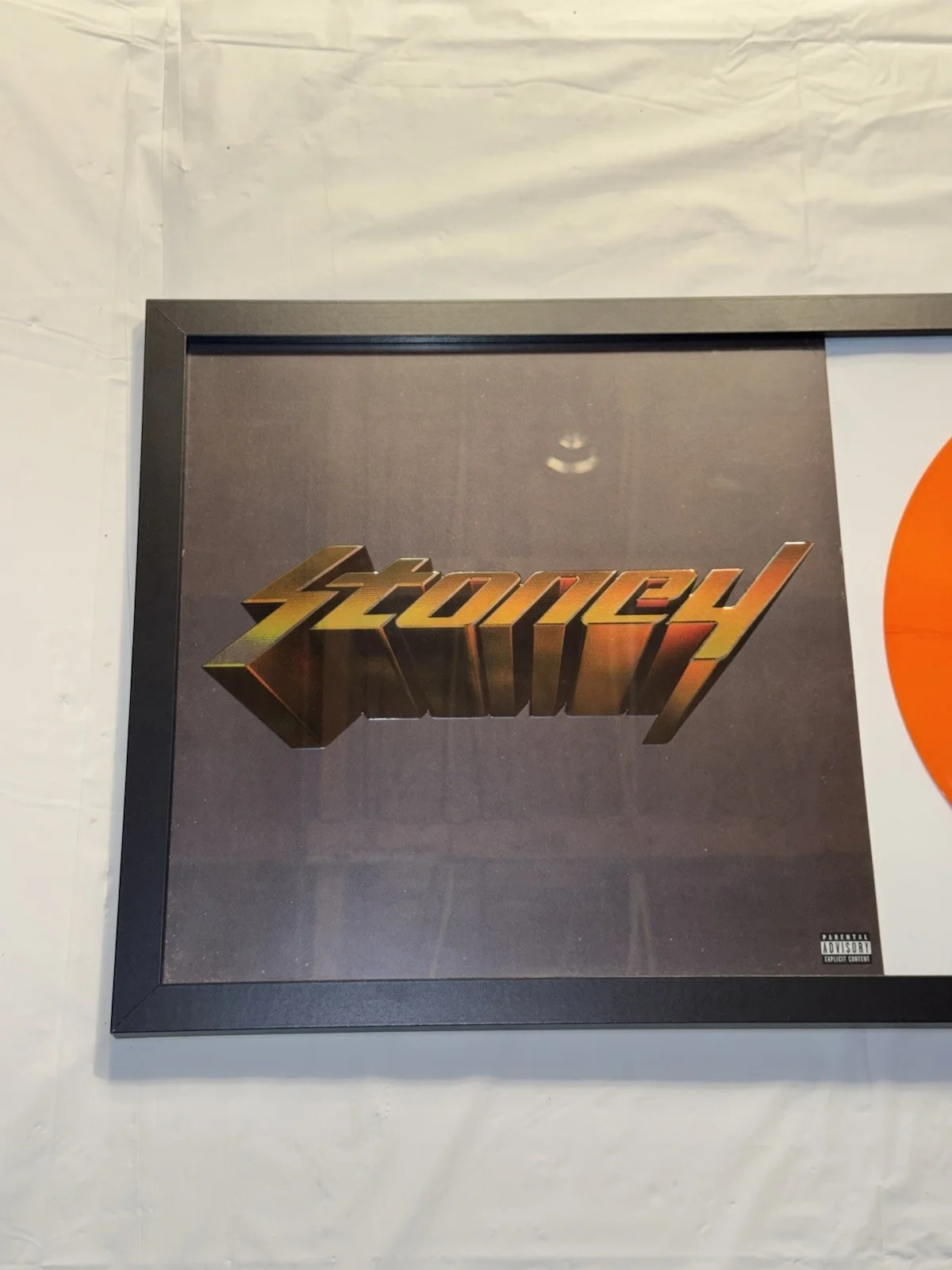POST MALONE SIGNED AUTOGRAPH STONEY VINYL RECORD ALBUM FRAMED PSA/DNA COA RARE, изображение 3