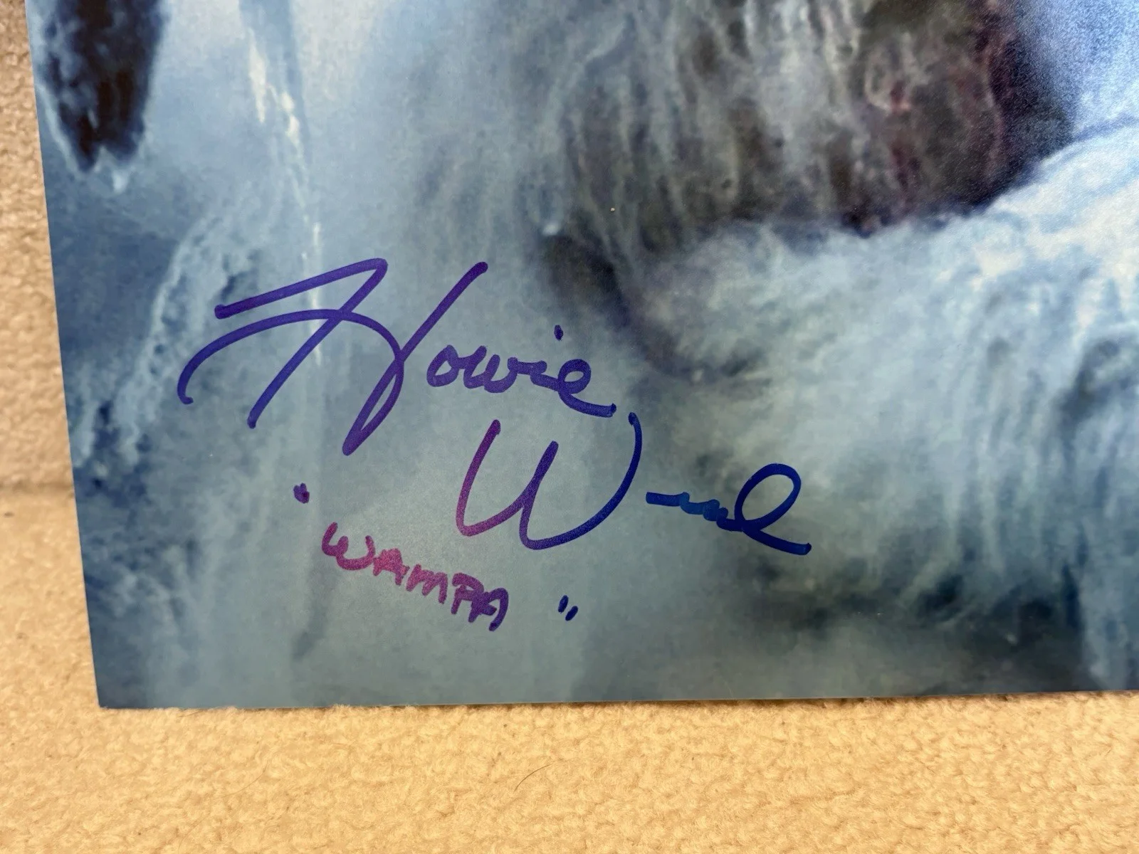 HOWIE WEED SIGNED AUTOGRAPHED 11 x 14 PHOTO WAMPA STAR WARS RARE JSA CERTIFIED, изображение 2