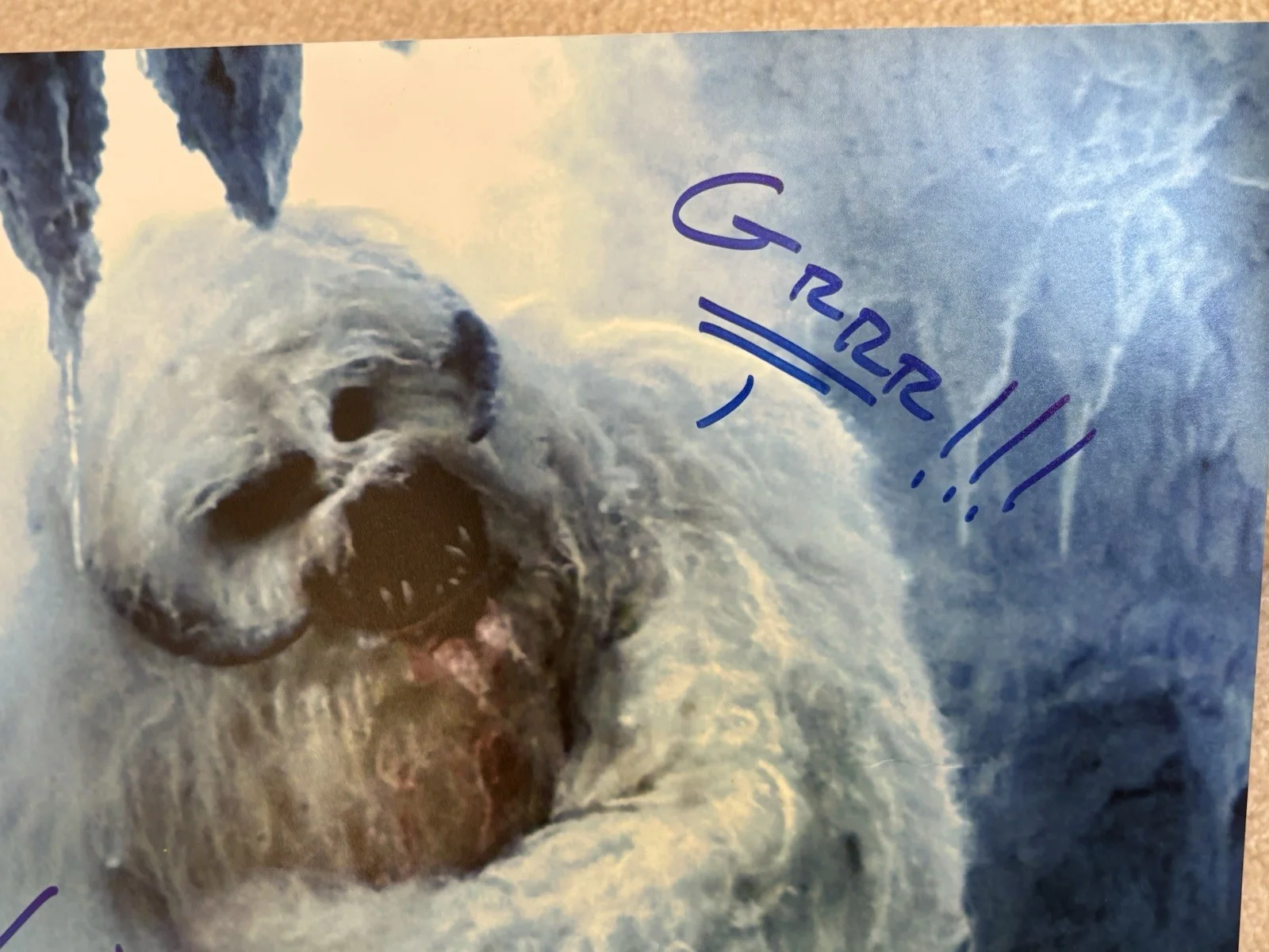 HOWIE WEED SIGNED AUTOGRAPHED 11 x 14 PHOTO WAMPA STAR WARS RARE JSA CERTIFIED, изображение 3