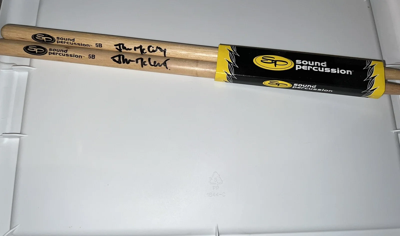 AUTOGRAPH yardbirds Jim McCarty SIGNED STICKS Jimmy page Eric Clapton Jeff Beck, image 3