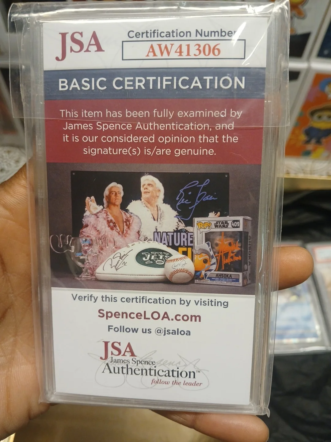Mary Gibbs Signed Sully/Mike/Boo Weiss Schwarz Card - 7BAP Signature Series JSA, изображение 2