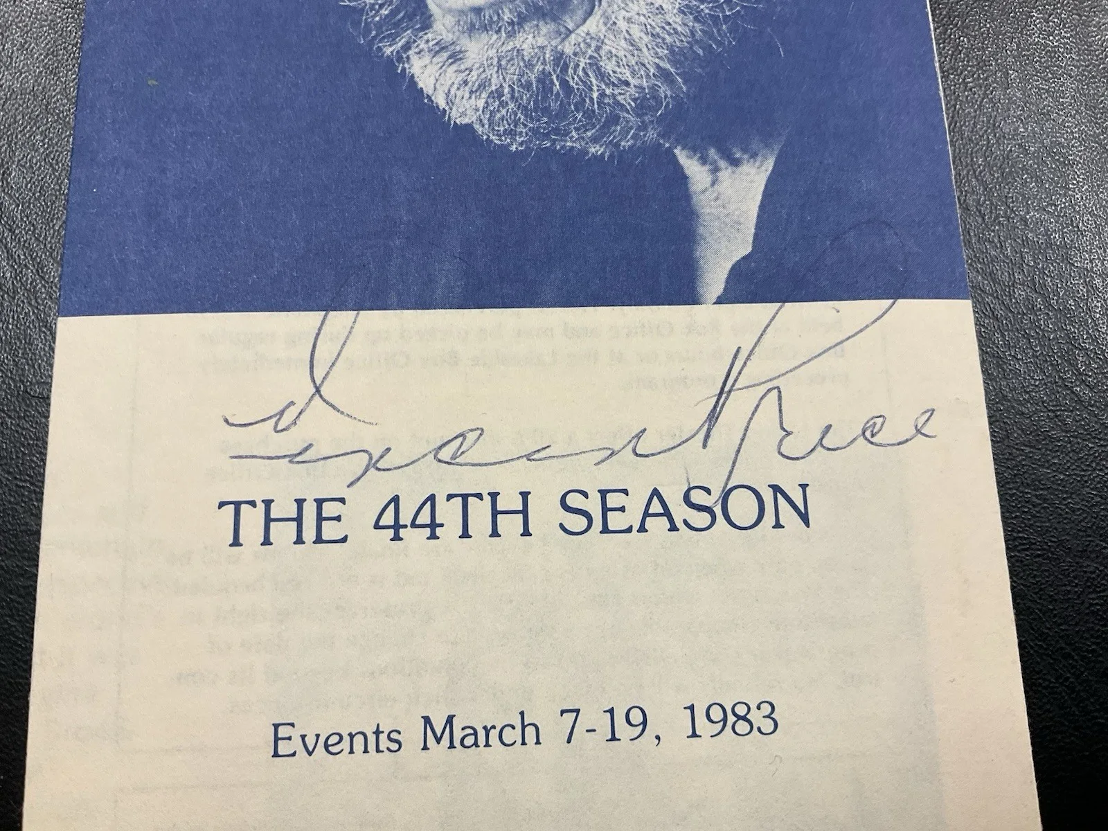 Vincent Price — Vincent Price Signed Program “The Villains Still Pursue Me” 3/18/83, Madison WI, изображение 2