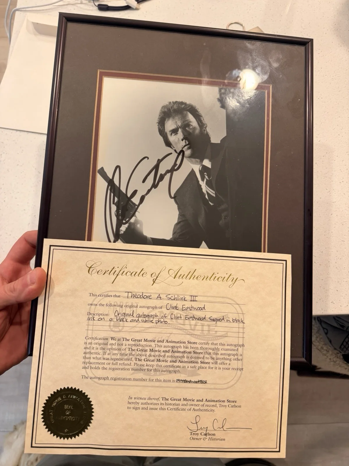 Clint Eastwood signed photo With Authentication, image 4