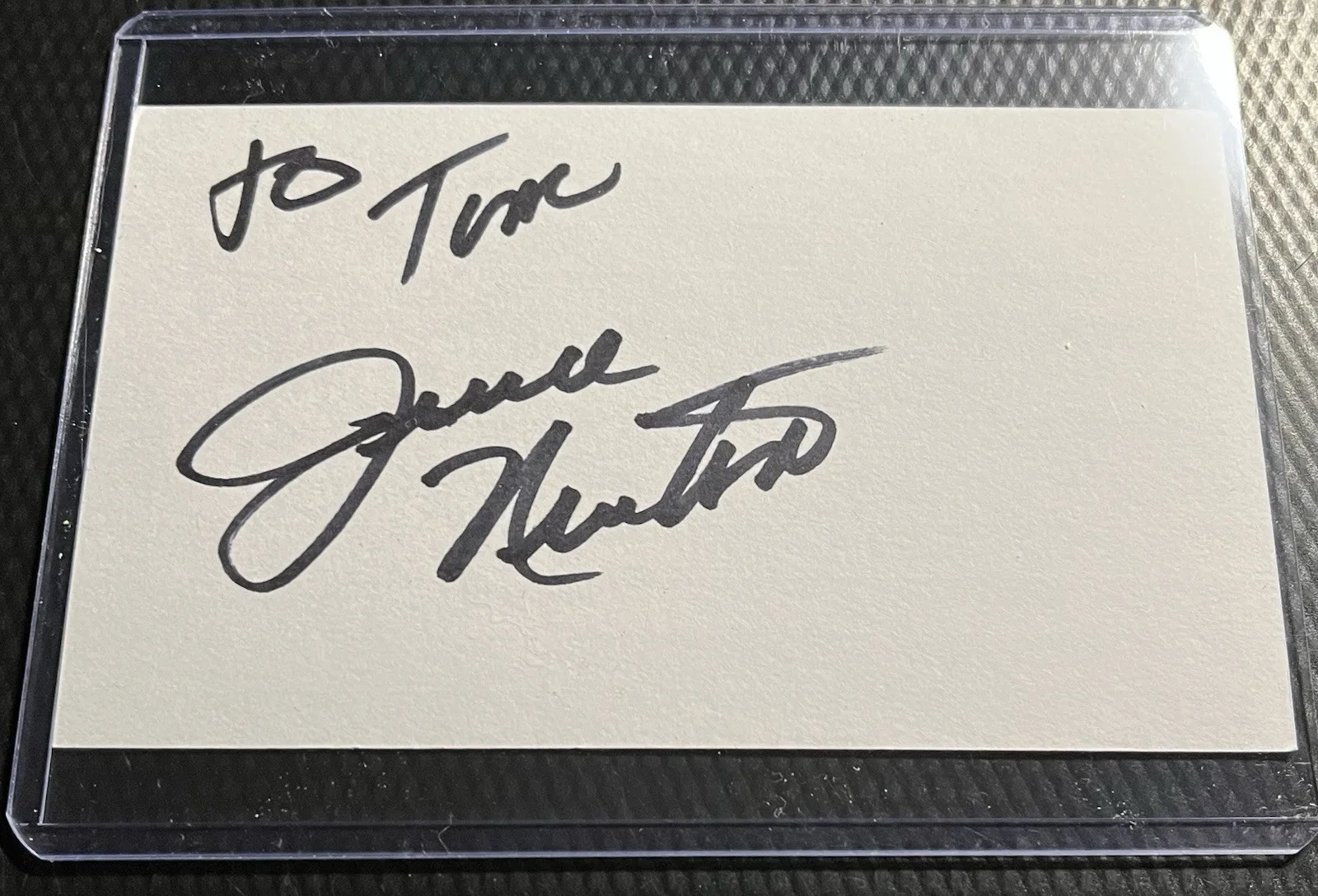 Juice Newton Country & Pop Singer Signed Index Card Autograph w/ COA & Top Load, изображение 2