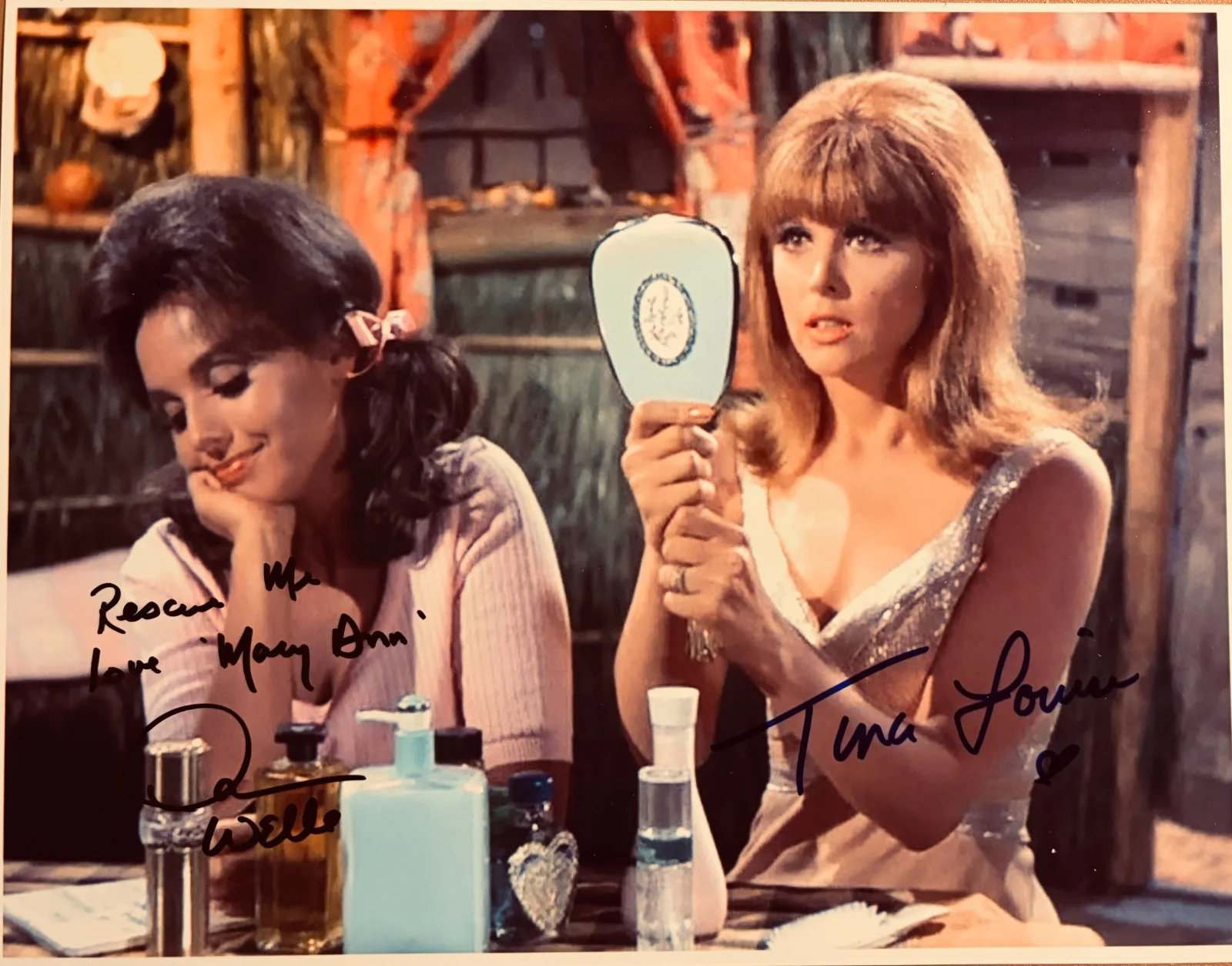 Dawn Wells & Tina Louise — Tina Louise & Dawn Wells Signed•"Gilligan's Island" 1964-1967•8.5 X 11 w/ COA