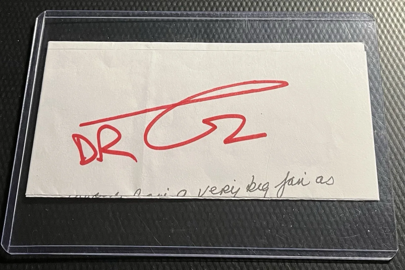Dr. Oz — Dr. Mehmet Oz Signed Cut Sheet Autograph w/ COA & Top Loader, image 2