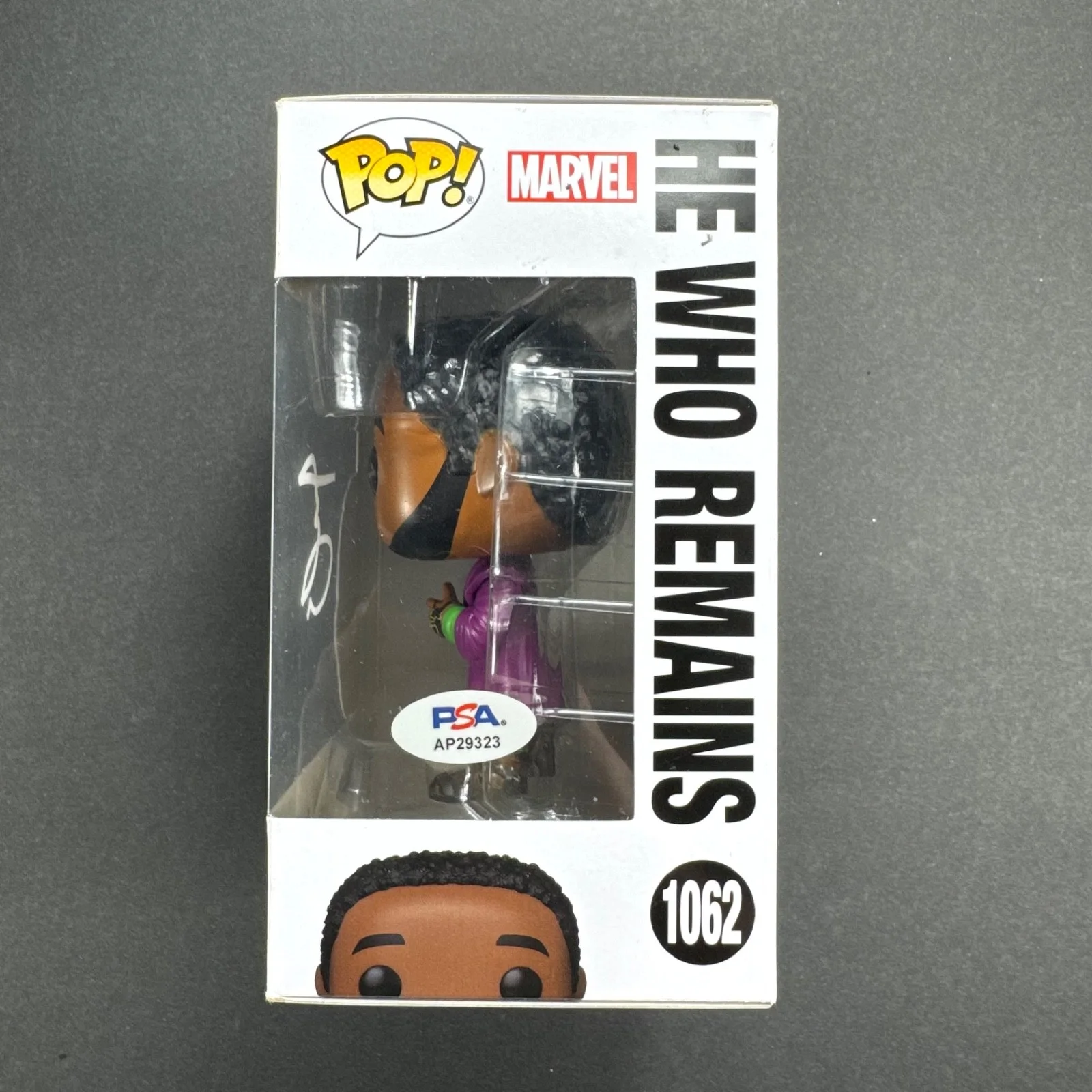 JONATHAN MAJORS SIGNED AUTOGRAPH LOKI HE WHO REMAINS #1062 FUNKO POP PSA/DNA COA, image 2