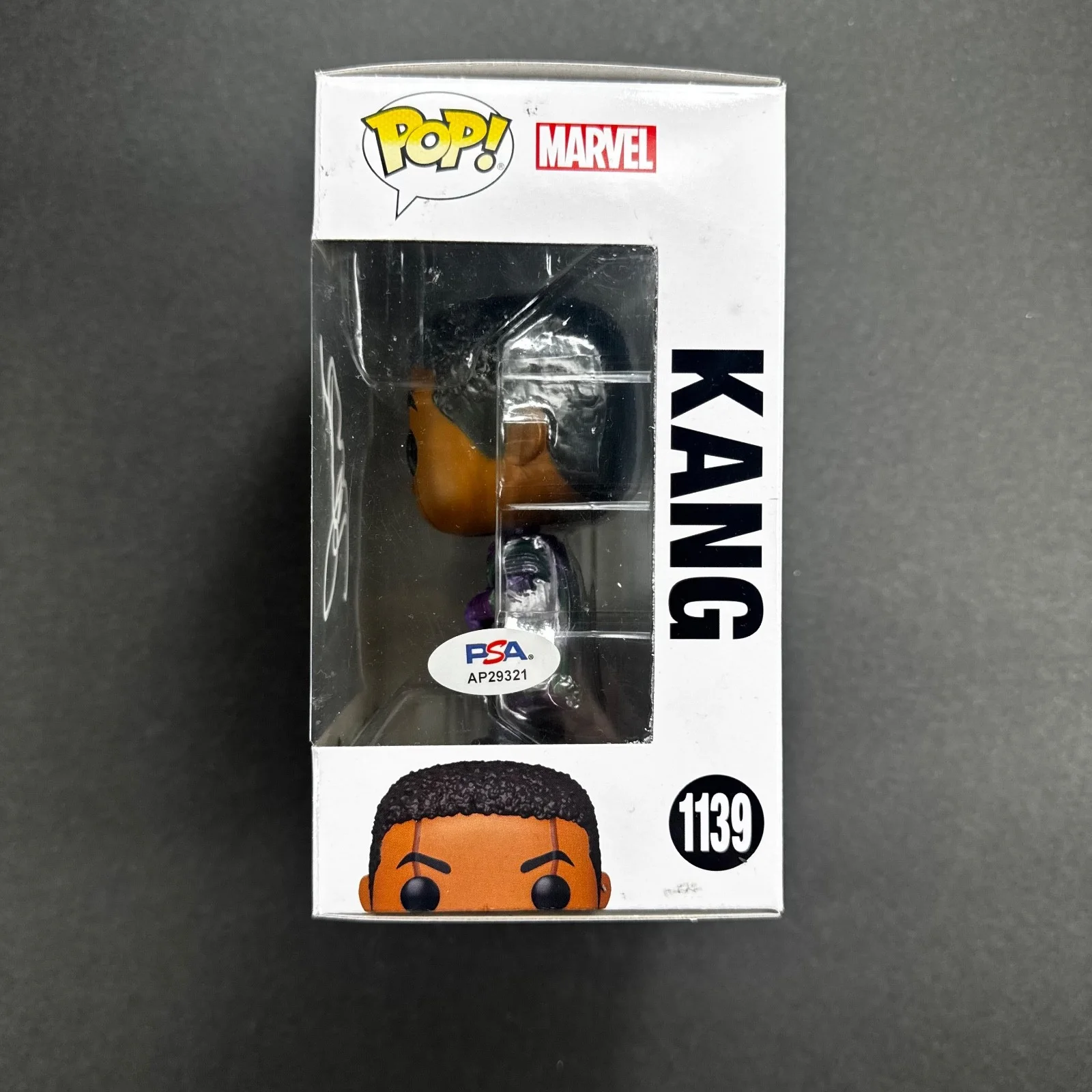 Jonathan Majors Signed Marvel Quantumania Kang Funko Pop #1139 PSA/DNA AUTHENTIC, image 2