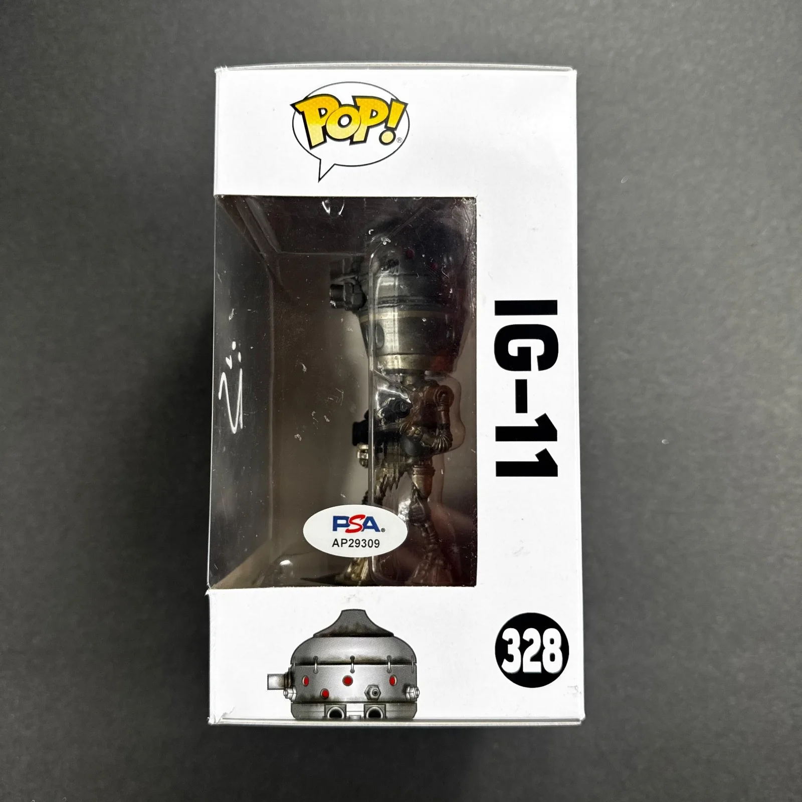 Taika Waititi — Taika Waititi Signed Autograph Mandalorian IG-11 Star Wars 328 Funko Pop PSA/DNA, image 2