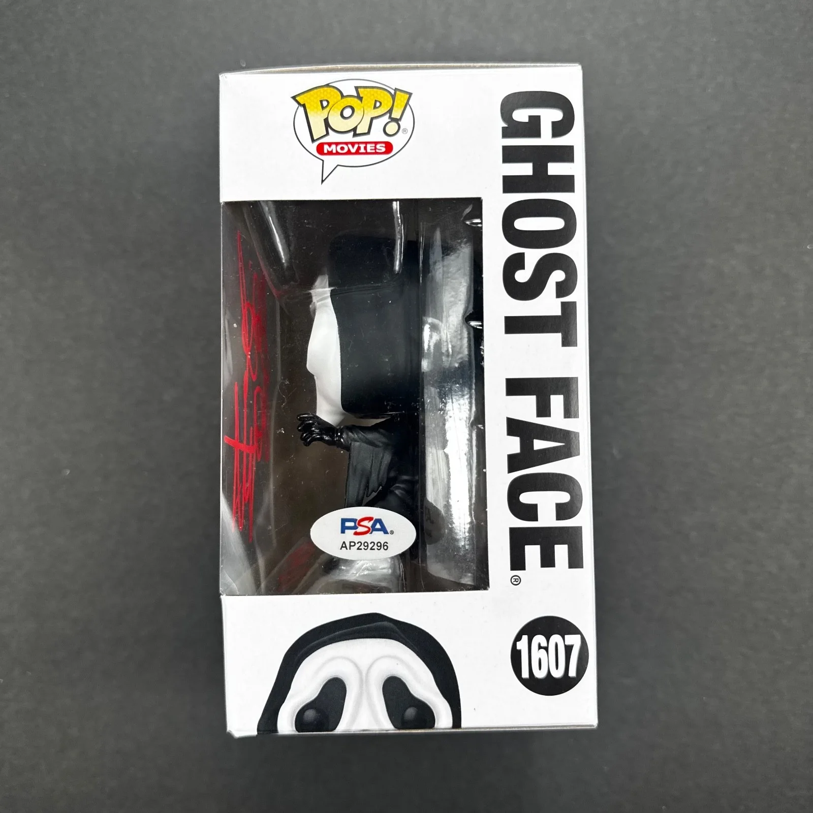 David Arquette Signed Autograph Ghost Face Funko POP #1607 PSA/DNA AUTHENTIC, image 2