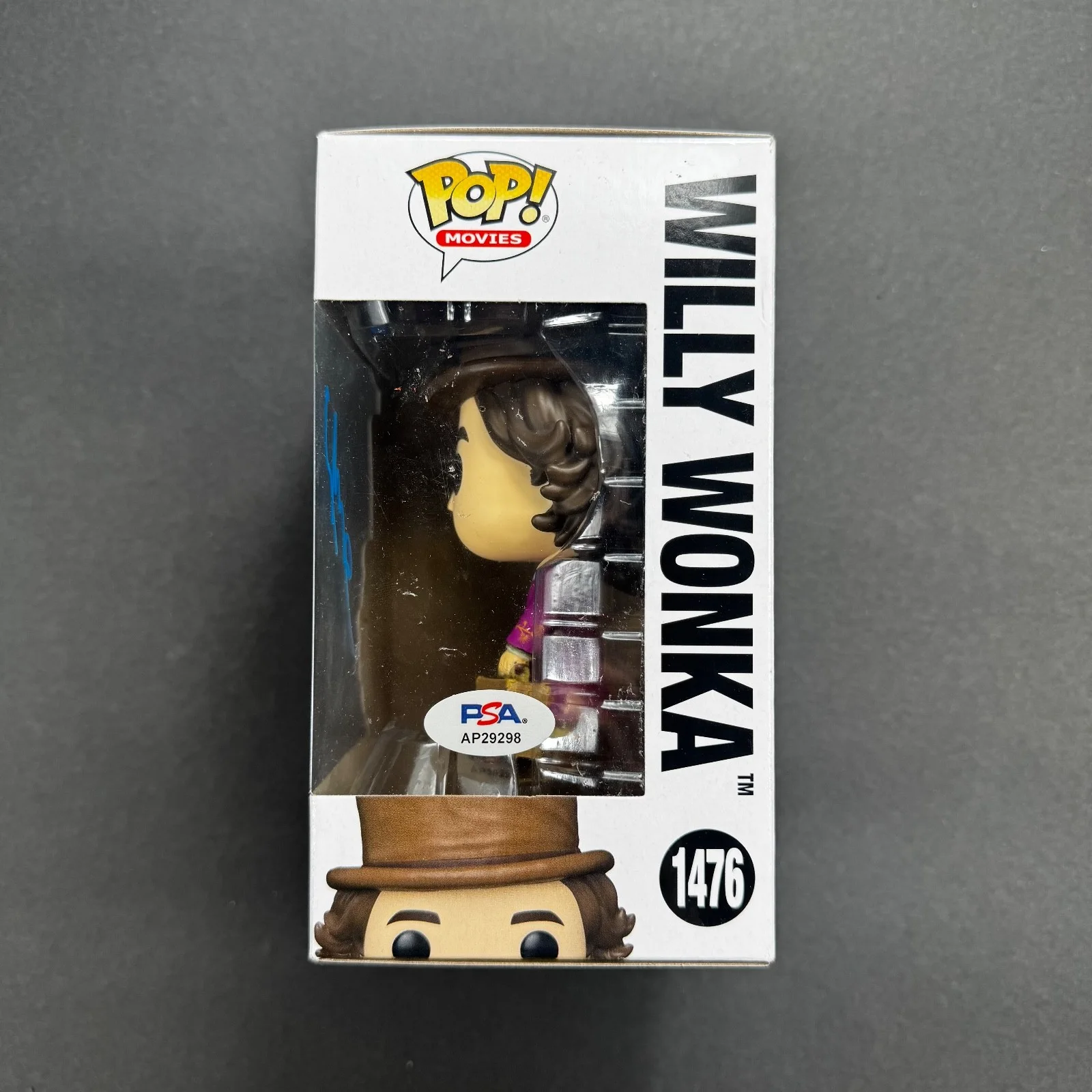 TIMOTHEE CHALAMET Signed Willy Wonka Funko Pop #1476 PSA/DNA COA Autograph, изображение 2