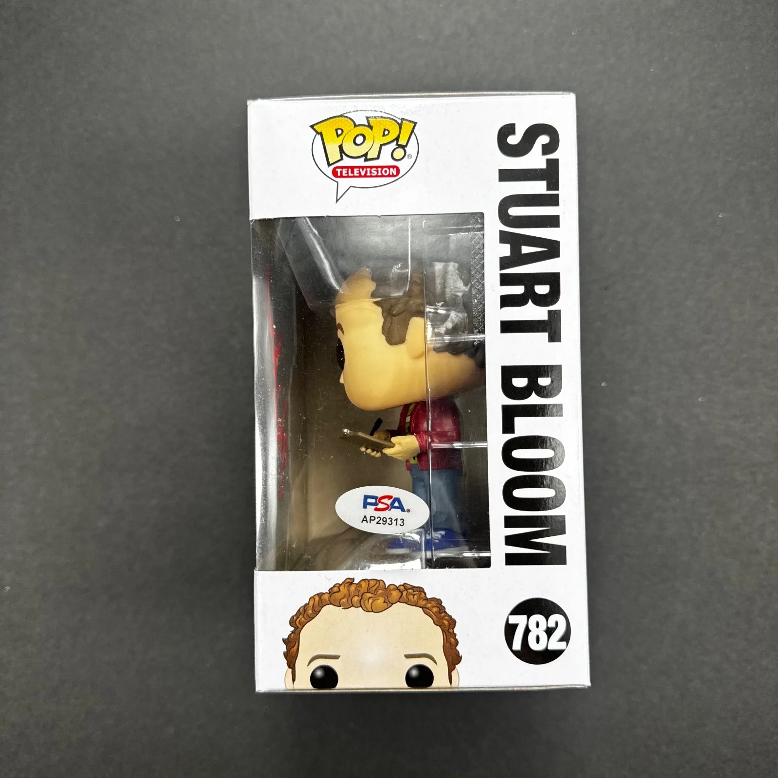 KEVIN SUSSMAN Signed Stuart Bloom Funko Pop 782 Big Bang Theory Auto PSA/DNA COA, image 2