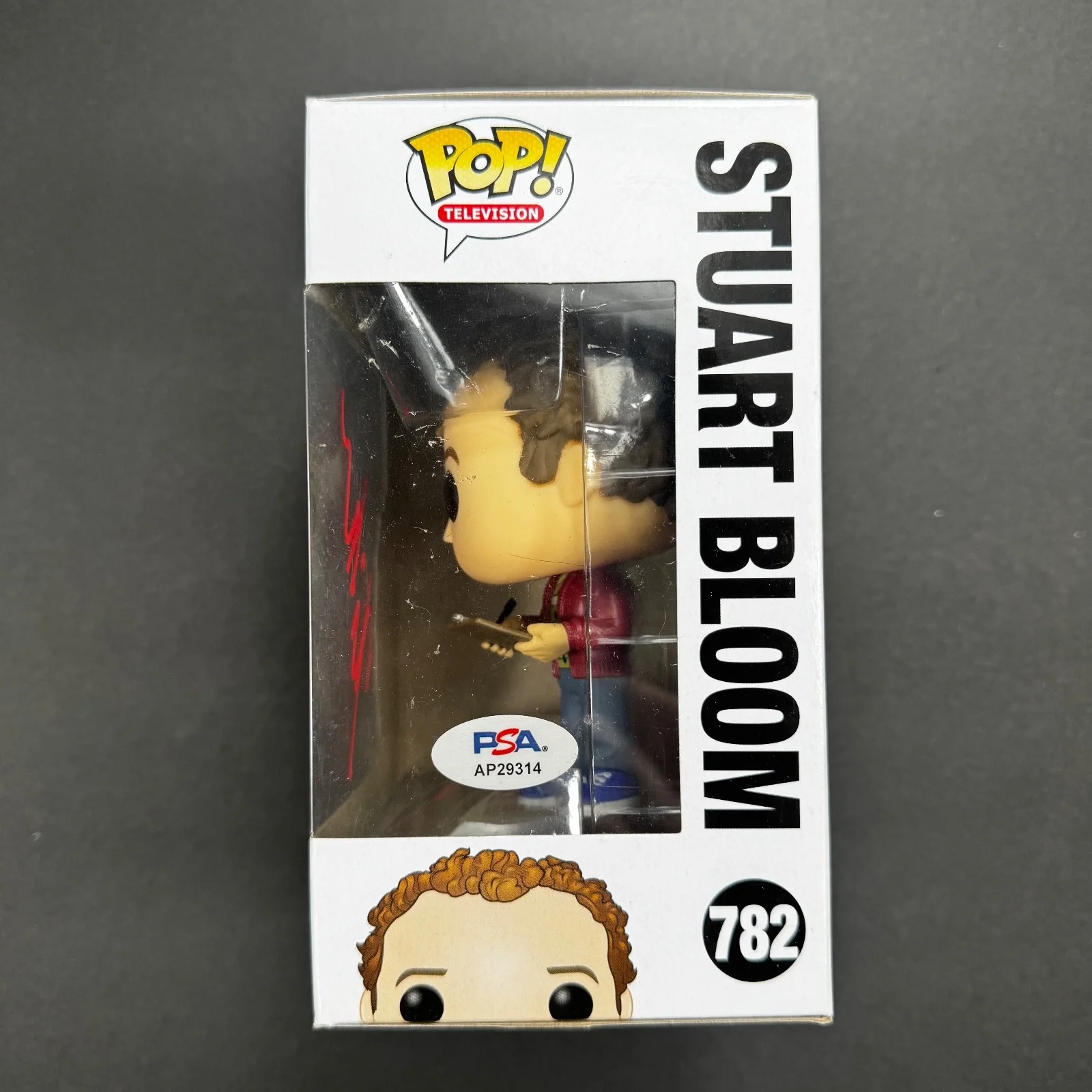 KEVIN SUSSMAN Signed Stuart Bloom Funko Pop 782 Big Bang Theory Auto PSA/DNA COA, image 2