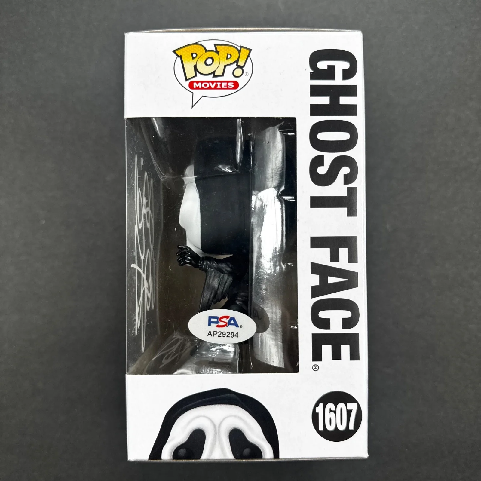 David Arquette Signed Autograph Ghost Face Funko POP #1607 PSA/DNA AUTHENTIC, image 2