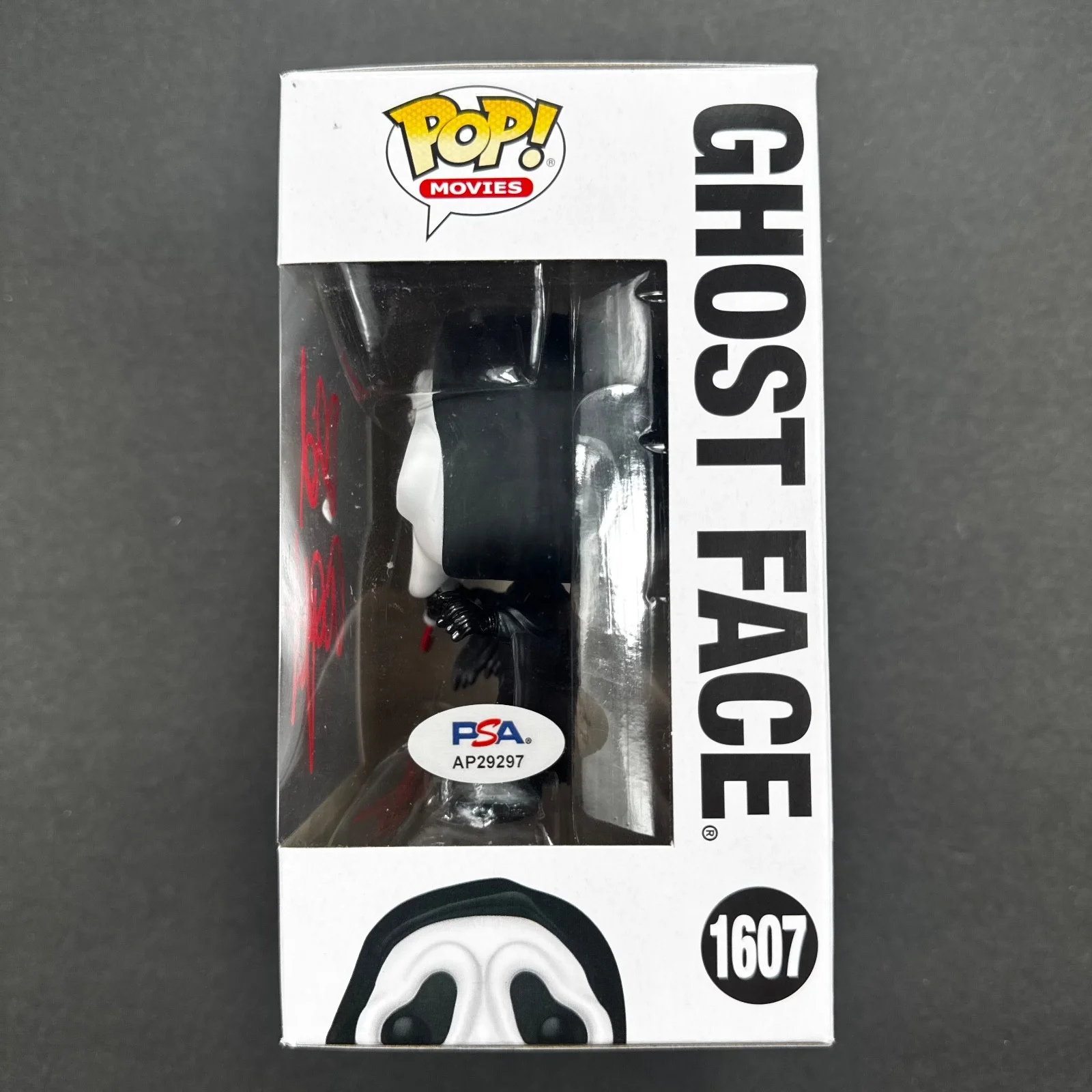 David Arquette Signed Autograph Ghost Face Funko POP #1607 PSA/DNA AUTHENTIC, image 2