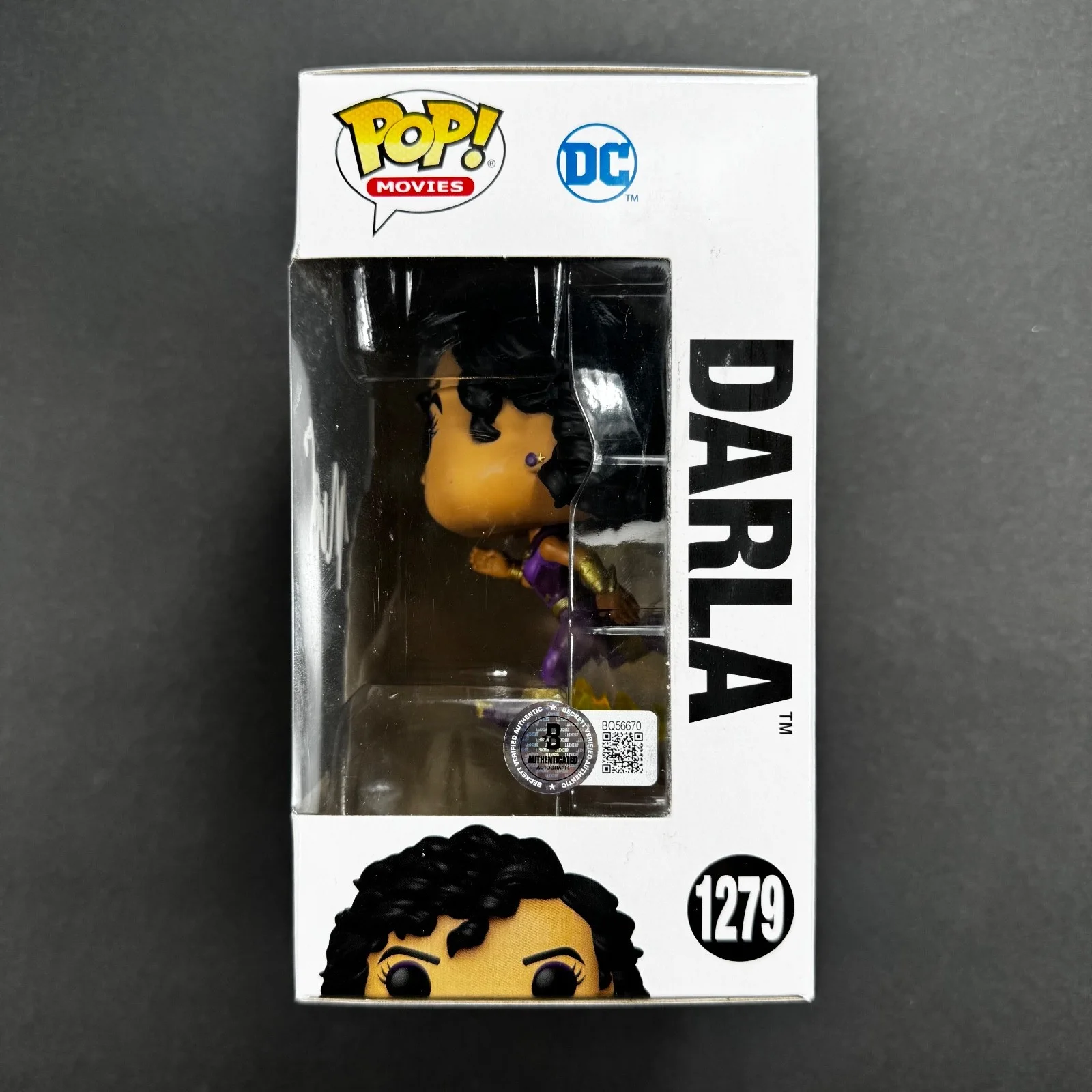 Meagan Good — Meagan Good Signed Autograph Funko Pop #1279 Darla Shazam! BAS Beckett COA, изображение 2