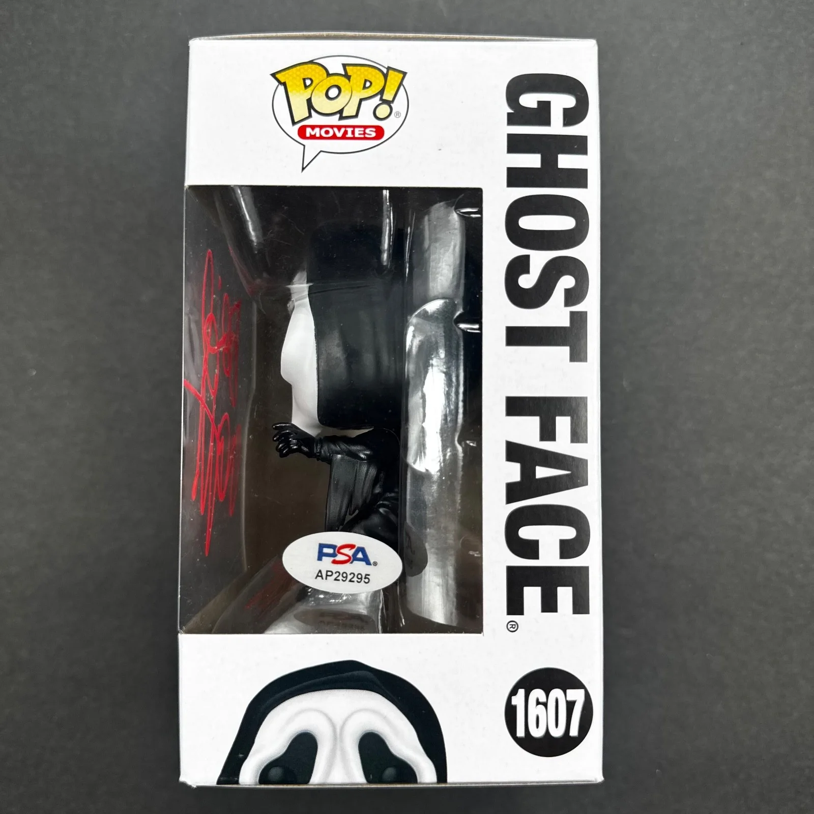 David Arquette Signed Autograph Ghost Face Funko POP #1607 PSA/DNA AUTHENTIC, image 2
