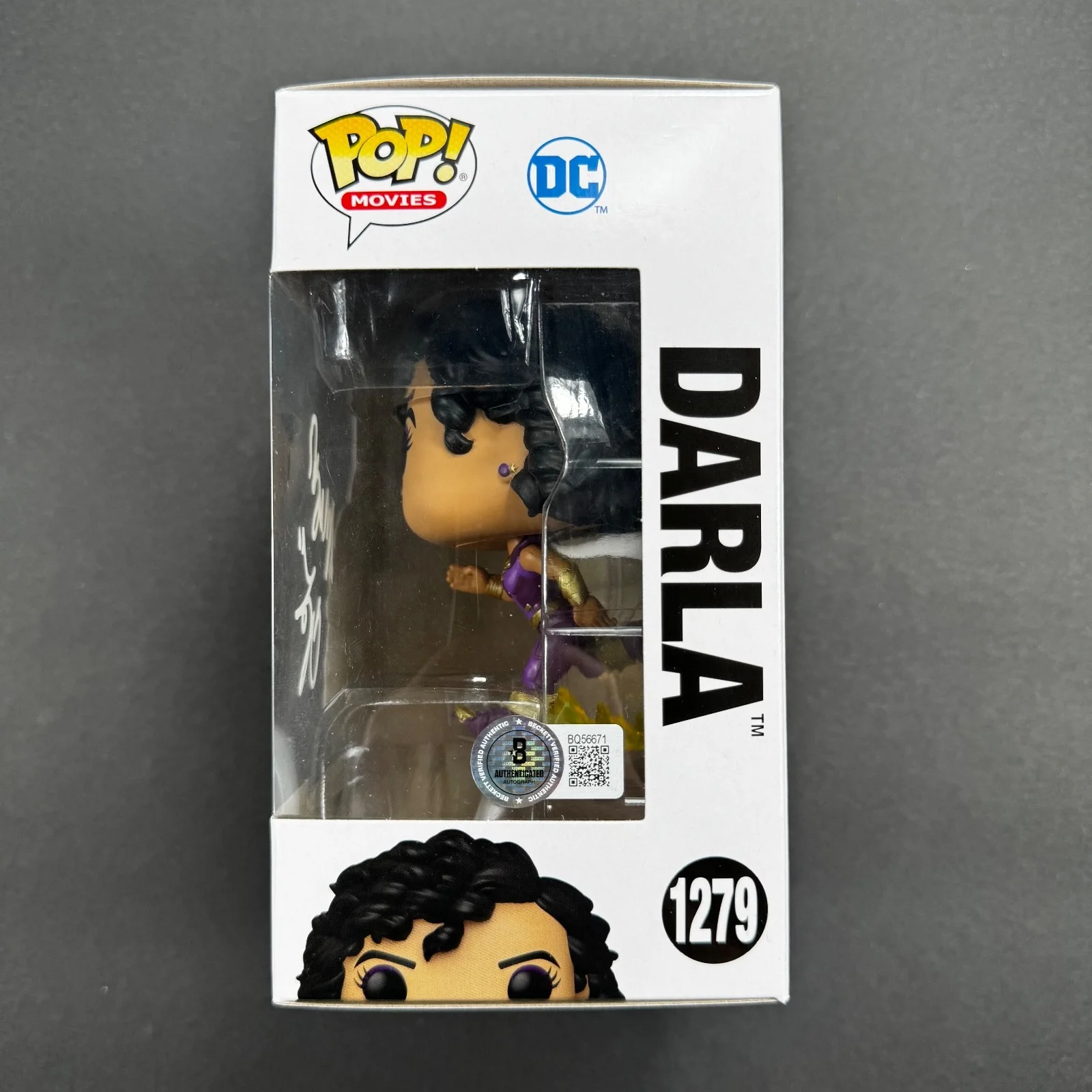 Meagan Good — Meagan Good Signed Autograph Funko Pop #1279 Darla Shazam! BAS Beckett COA, изображение 2