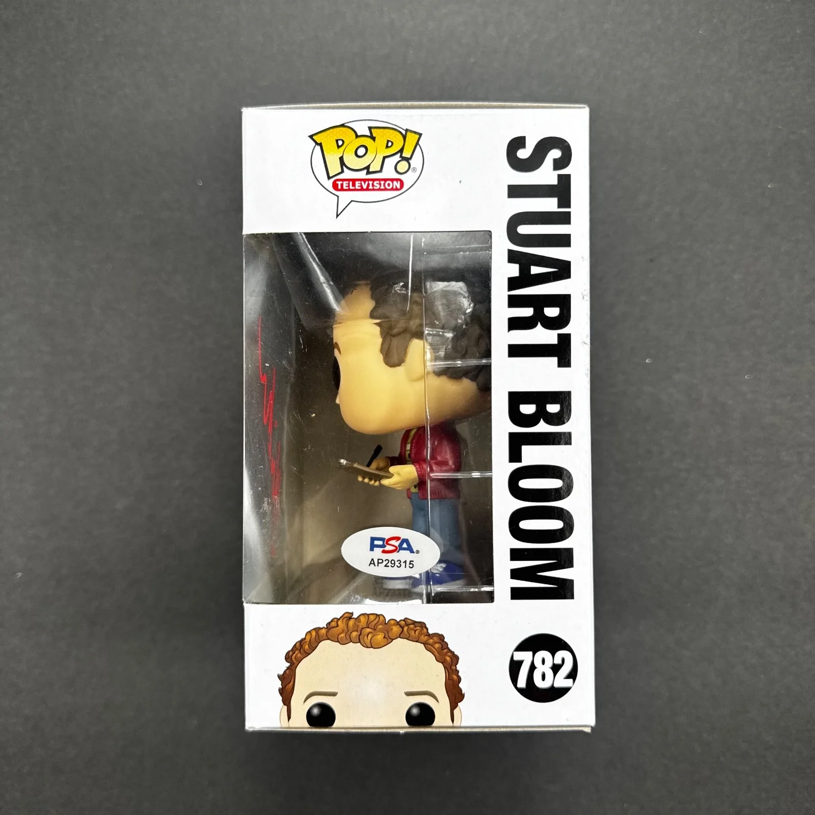 KEVIN SUSSMAN Signed Stuart Bloom Funko Pop 782 Big Bang Theory Auto PSA/DNA COA, image 2