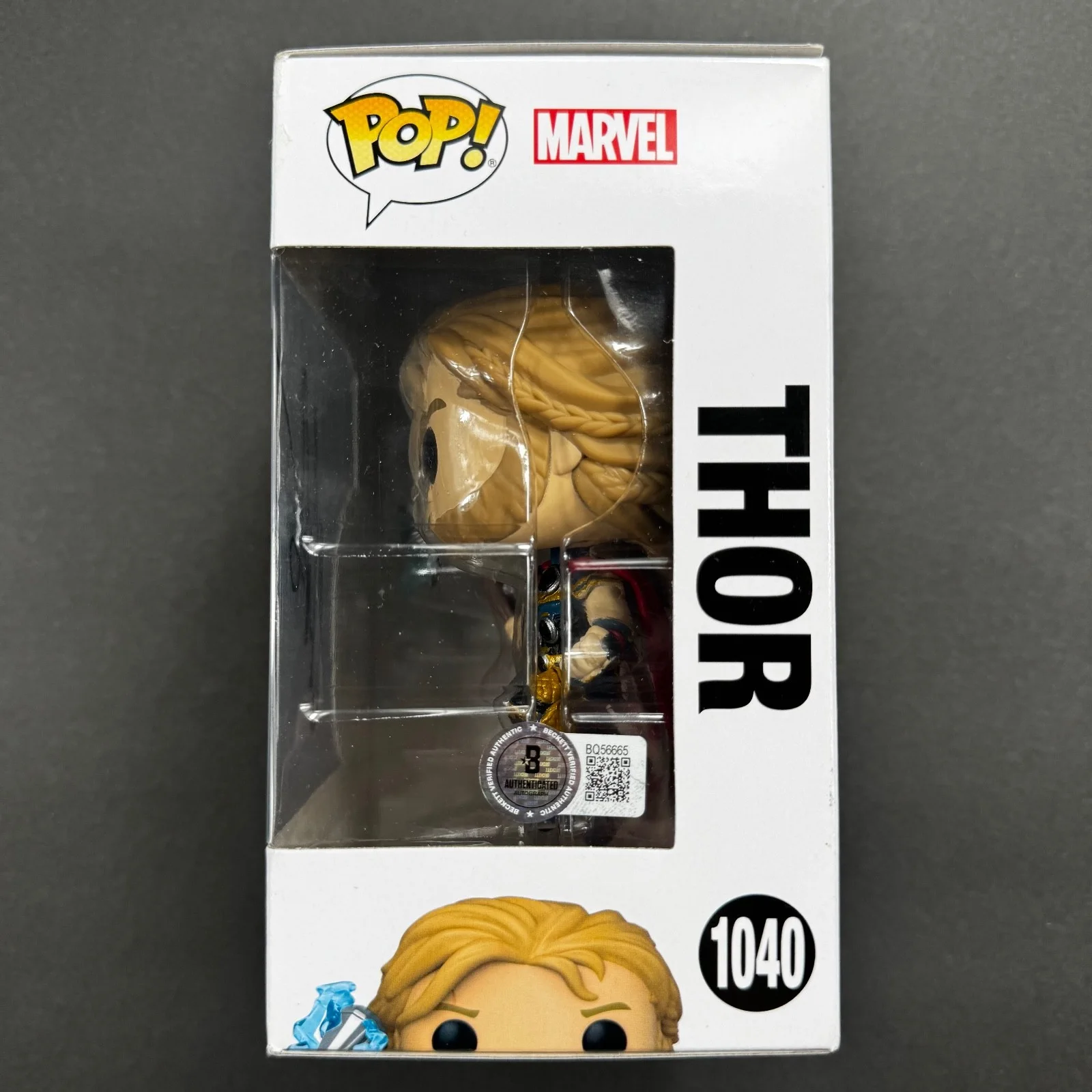 Chris Hemsworth — Chris Hemsworth "Thor: Love and Thunder" AUTOGRAPH Signed 1040 Funko Pop BECKETT, изображение 2