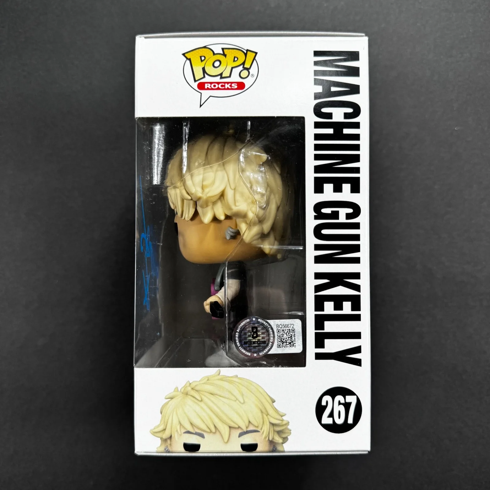 Machine Gun Kelly MGK Signed Autographed Funko Pop #255 BAS Beckett COA, изображение 2