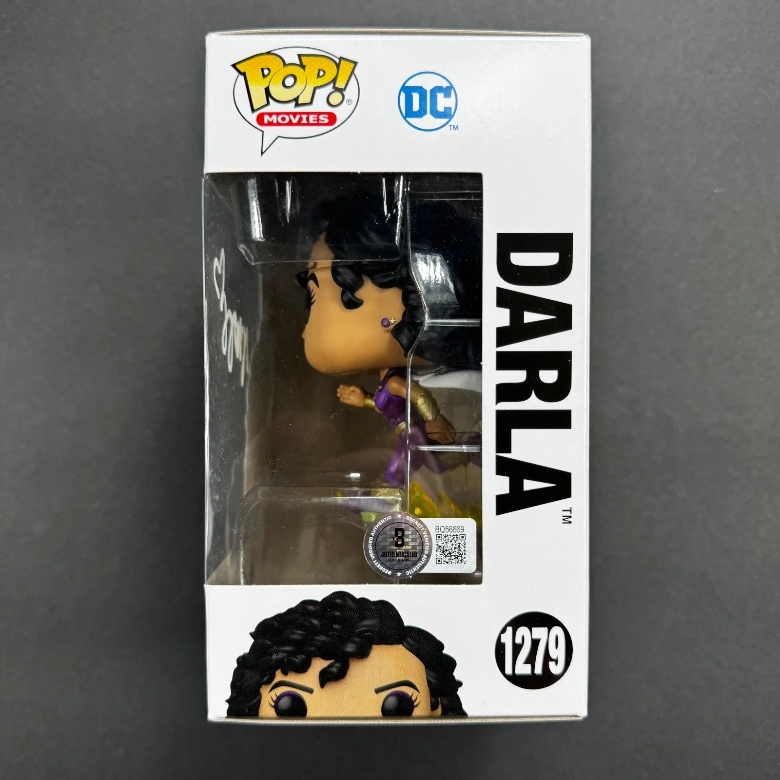 Meagan Good — Meagan Good Signed Autograph Funko Pop #1279 Darla Shazam! BAS Beckett COA, изображение 2