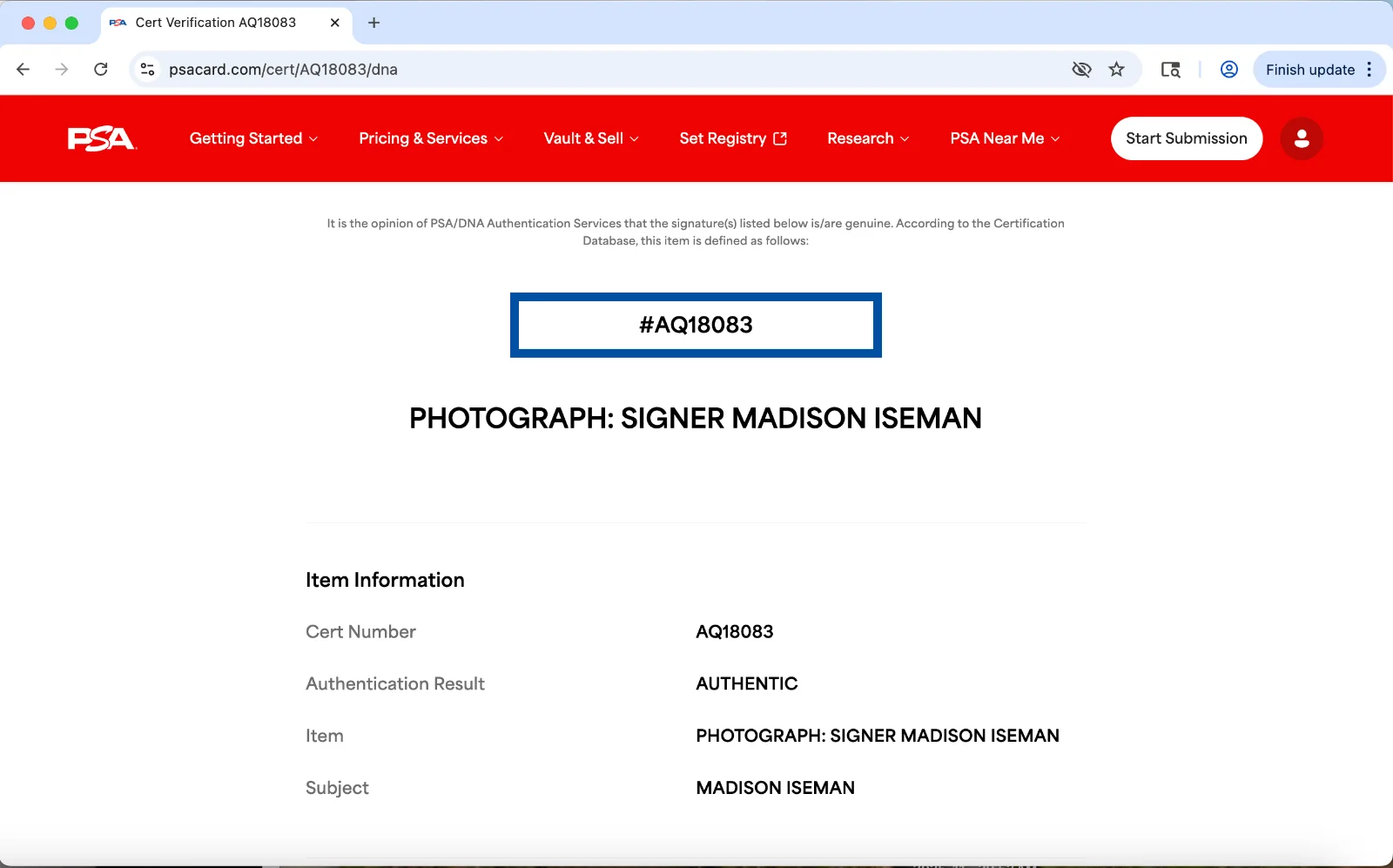 Madison Iseman — Madison Iseman signed 8x10 photo autograph PSA DNA photoshoot high heels, изображение 3