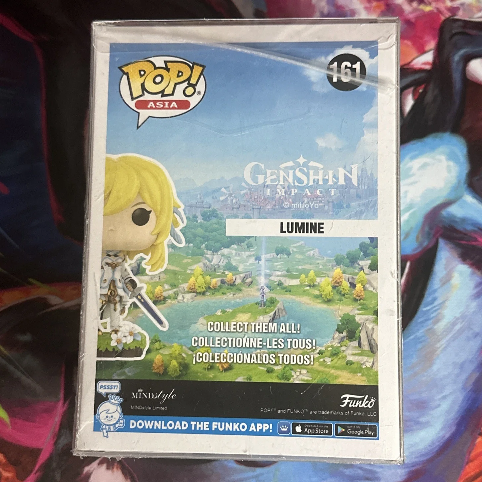 Sarah Miller Crews — Sarah Miller Crews - Signed Funko Pop - #161 - “Genshin Impact” - Lumine, image 3