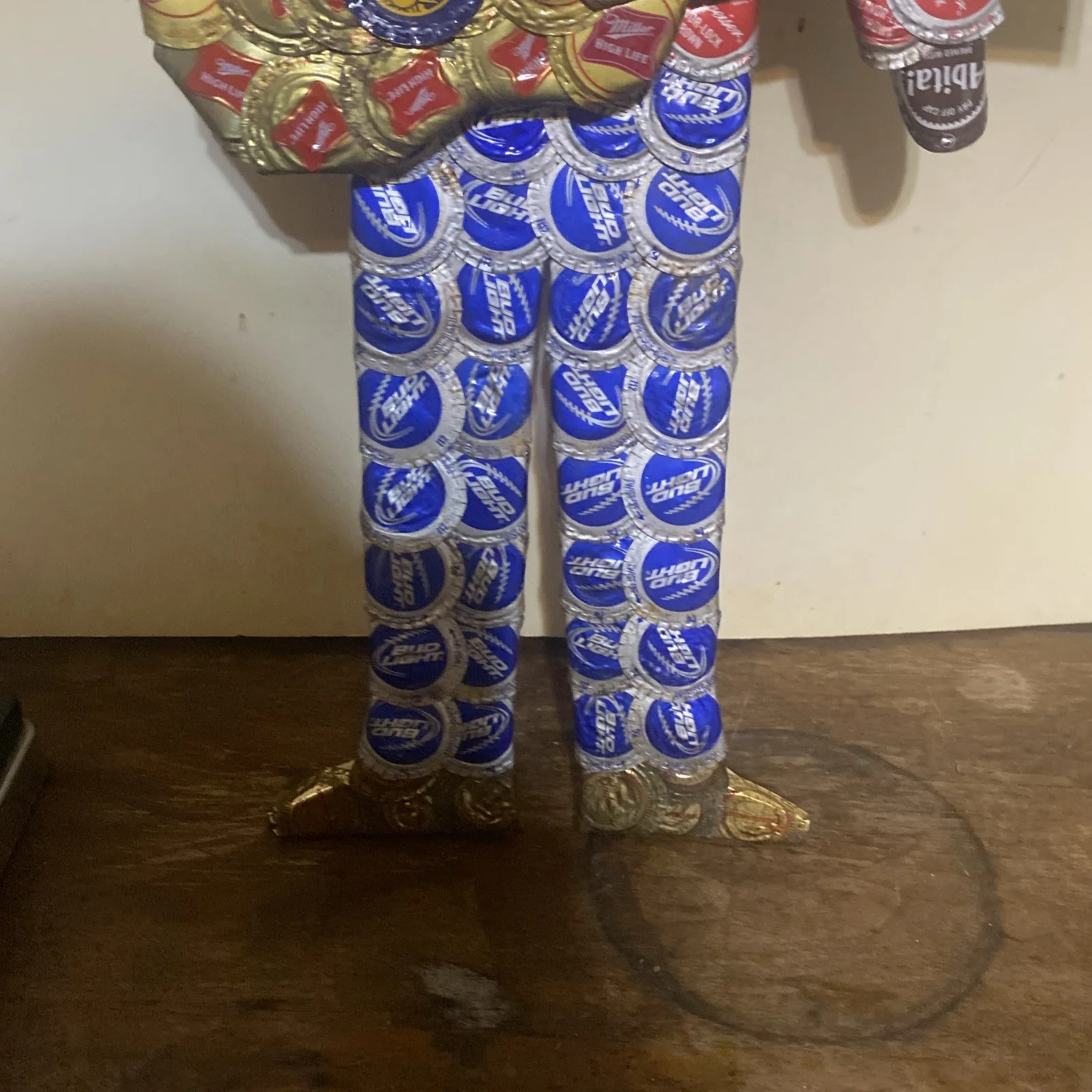 Bottlecap Artwork -- Bluesman signed By Artist, image 4