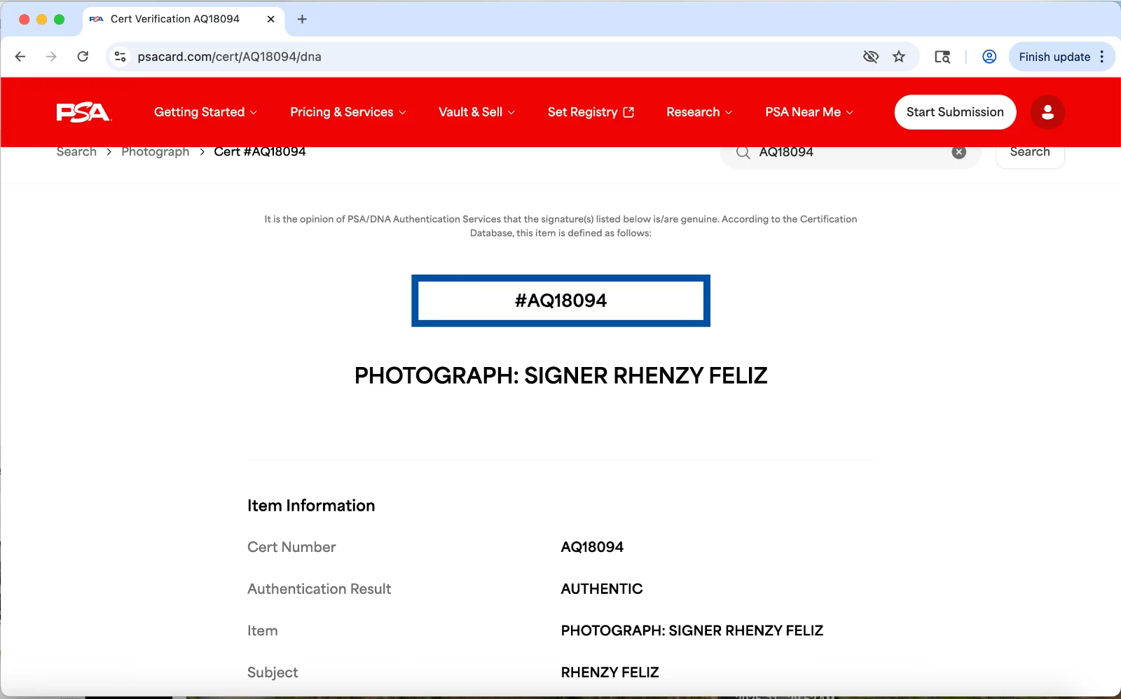 Rhenzy Feliz — Rhenzy Feliz signed The Penguin 8x10 photo autograph PSA DNA Victor AQ18094, изображение 3