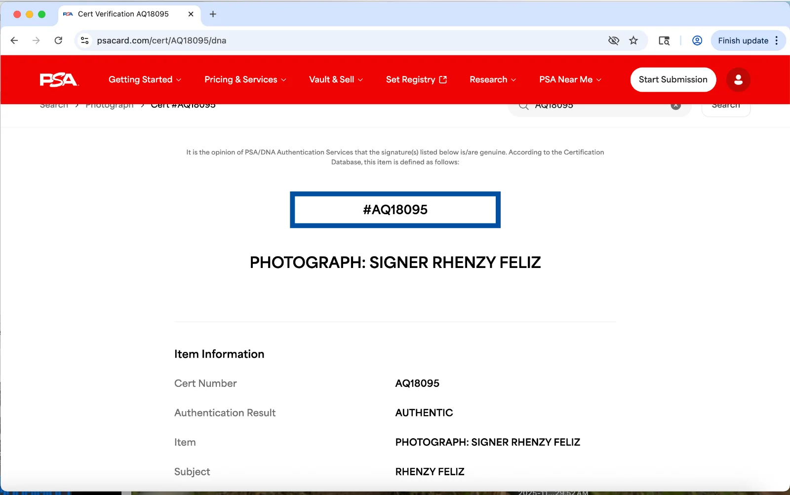 Rhenzy Feliz — Rhenzy Feliz signed The Penguin 8x10 photo autograph PSA DNA Victor AQ18095, изображение 3