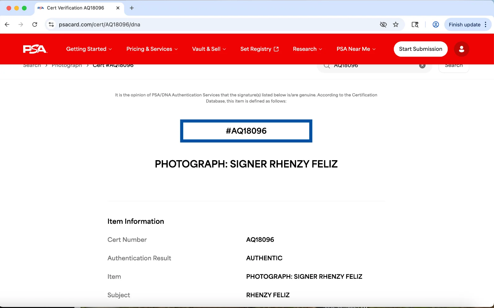 Rhenzy Feliz — Rhenzy Feliz signed The Penguin 8x10 photo autograph PSA DNA Victor AQ18096, изображение 3