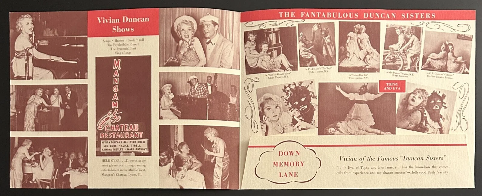 c. 1960s Entertainer Vivian Duncan Autographed Photo & Program, image 3