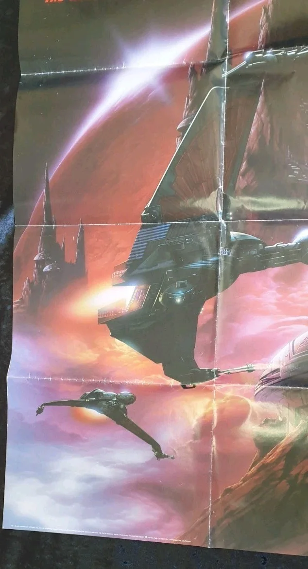 Star Trek: The Next Generation Original US TV Promo Poster 36x24 Folded, image 4