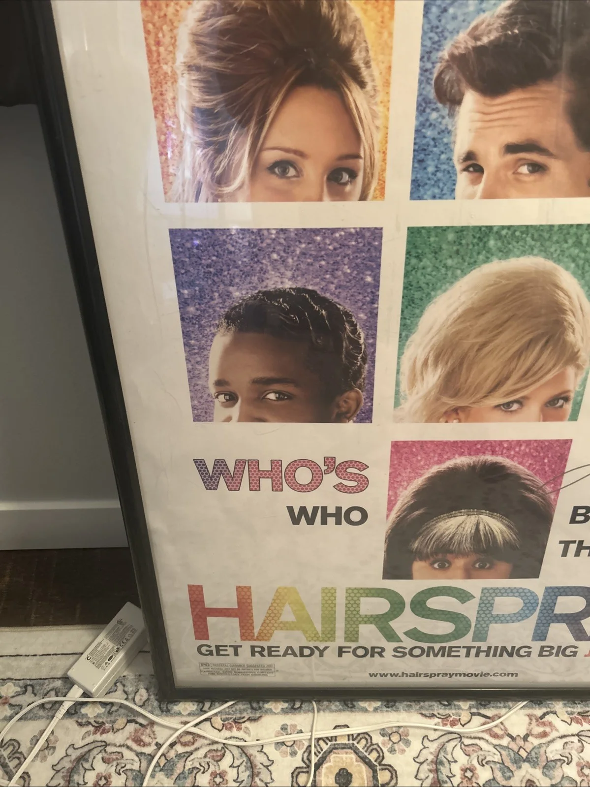 Vintage Hairspray signed movie Poster John Travolta. 2007 Limited Run, изображение 5