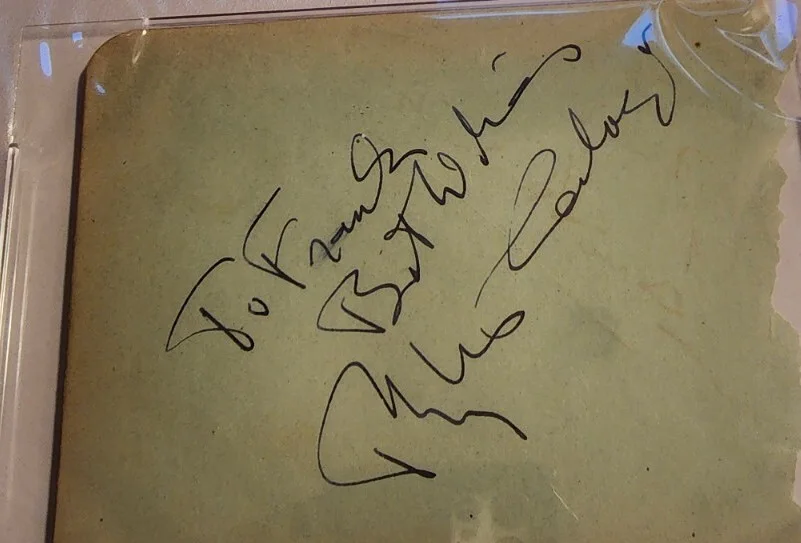 Cedric Hardwicke Phyllis Calvert PSA DNA Autograph Signed Auto Actor Actress 30s, изображение 4