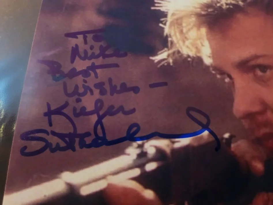 TV & Movie Star Kiefer Sutherland AUTOGRAPHED / SIGNED 8x6 Young Guns Photo, изображение 2