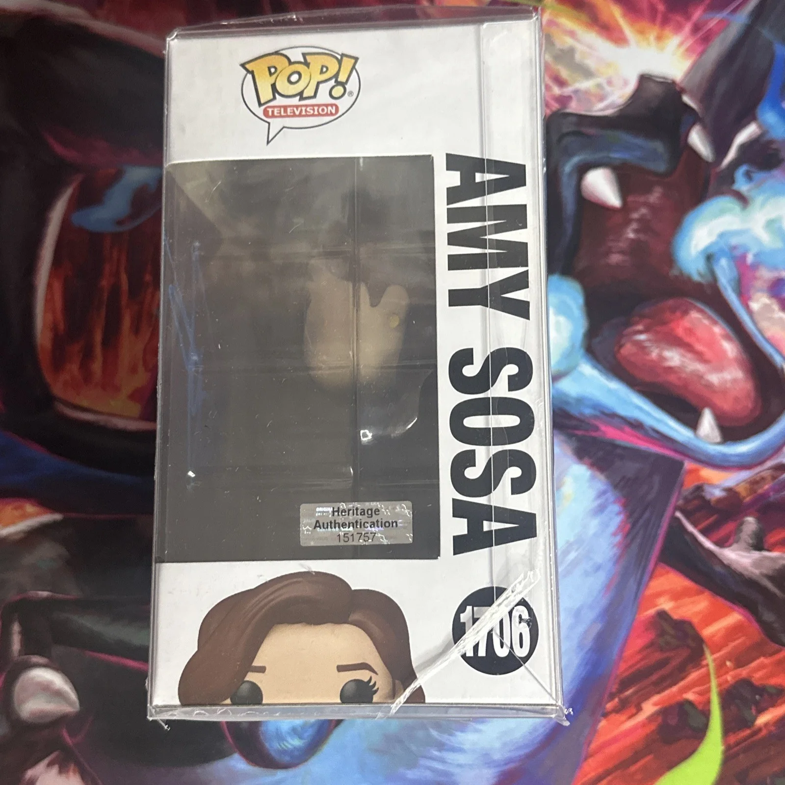 America Ferrera — America Ferrera - Signed Funko Pop - “Amy Sosa” - #1706 - With COA, изображение 4