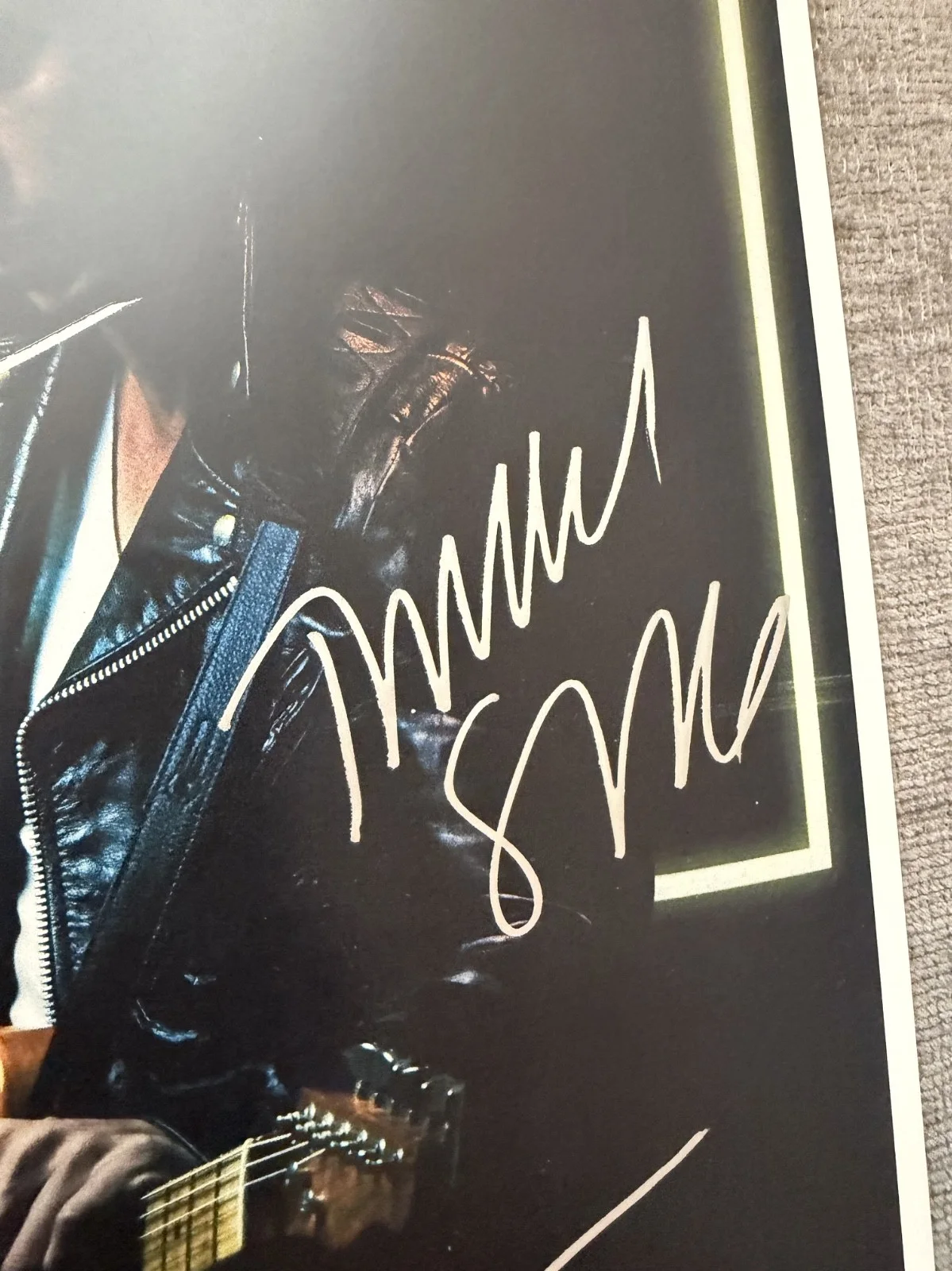 Jeremy Allen White, Jeremy Strong, director Scott Cooper — Deliver Me From Nowhere Poster 11x17 Signed by Jeremy Allen White,Strong,Cooper, image 4